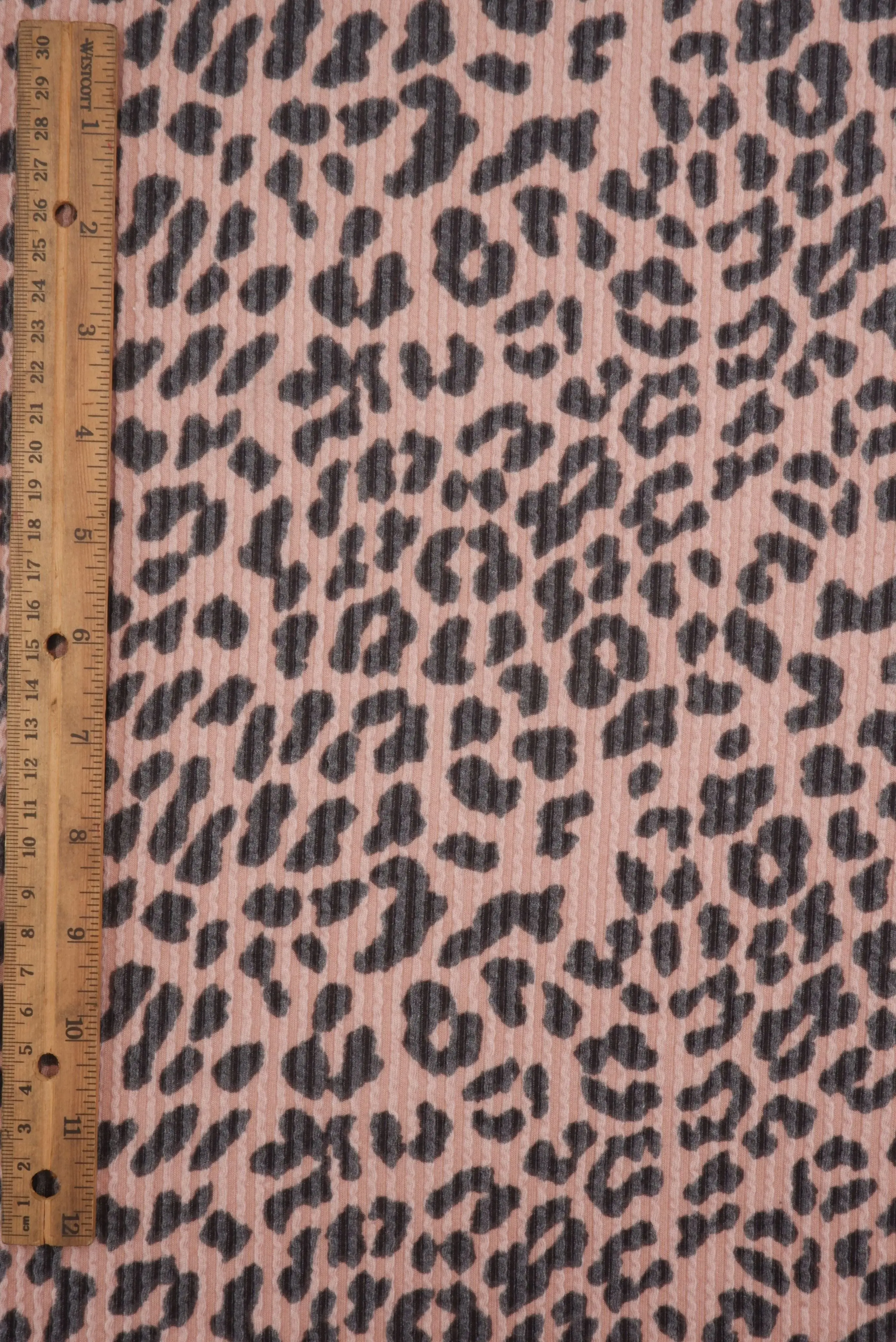 Animal Print Jacquard Double Knit Fabric - KNT4463-S304102 - Image 8