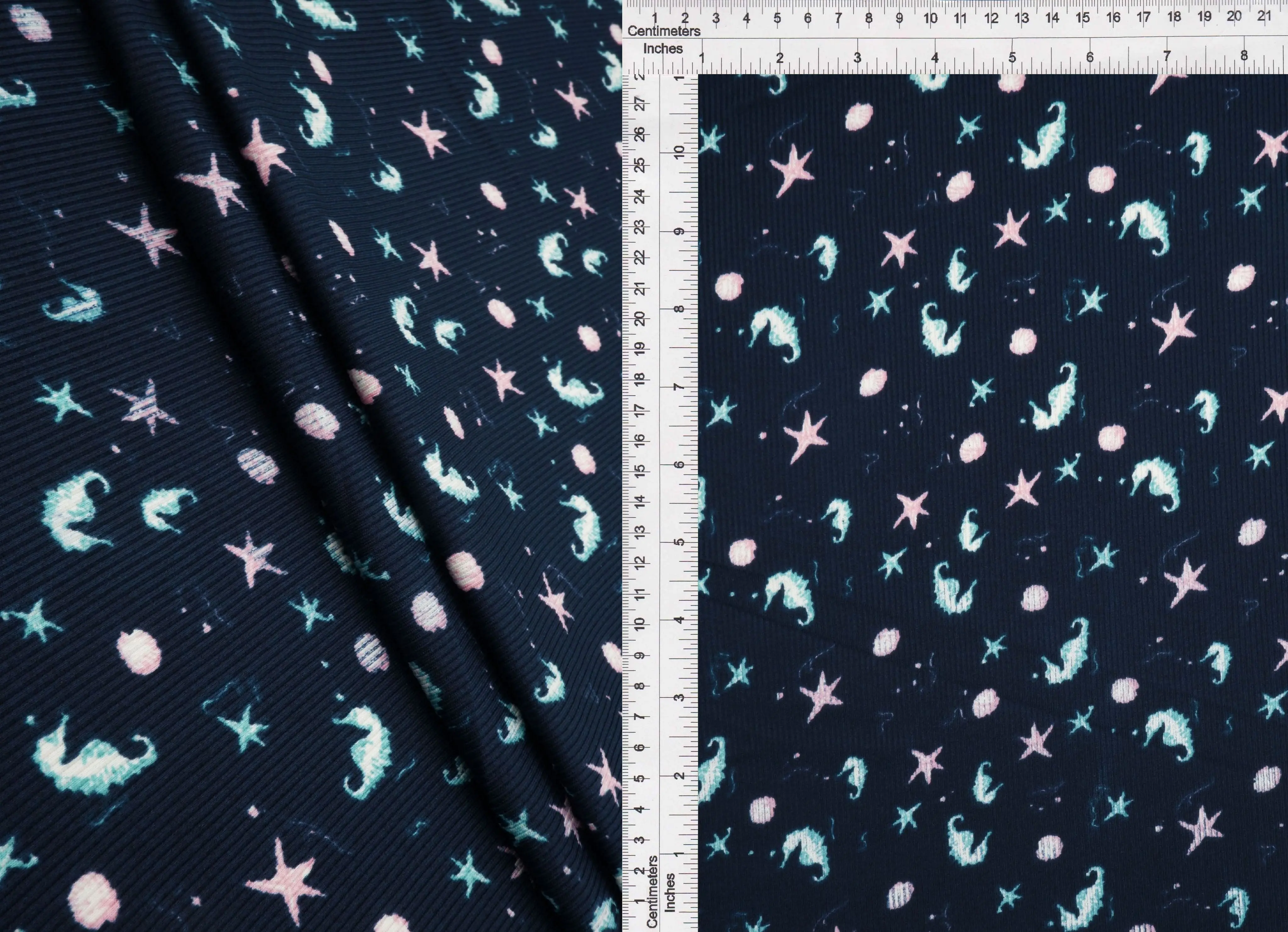 Under the Sea Print 2x2 Rib Knit Fabric - CF-MS11506 - Image 8