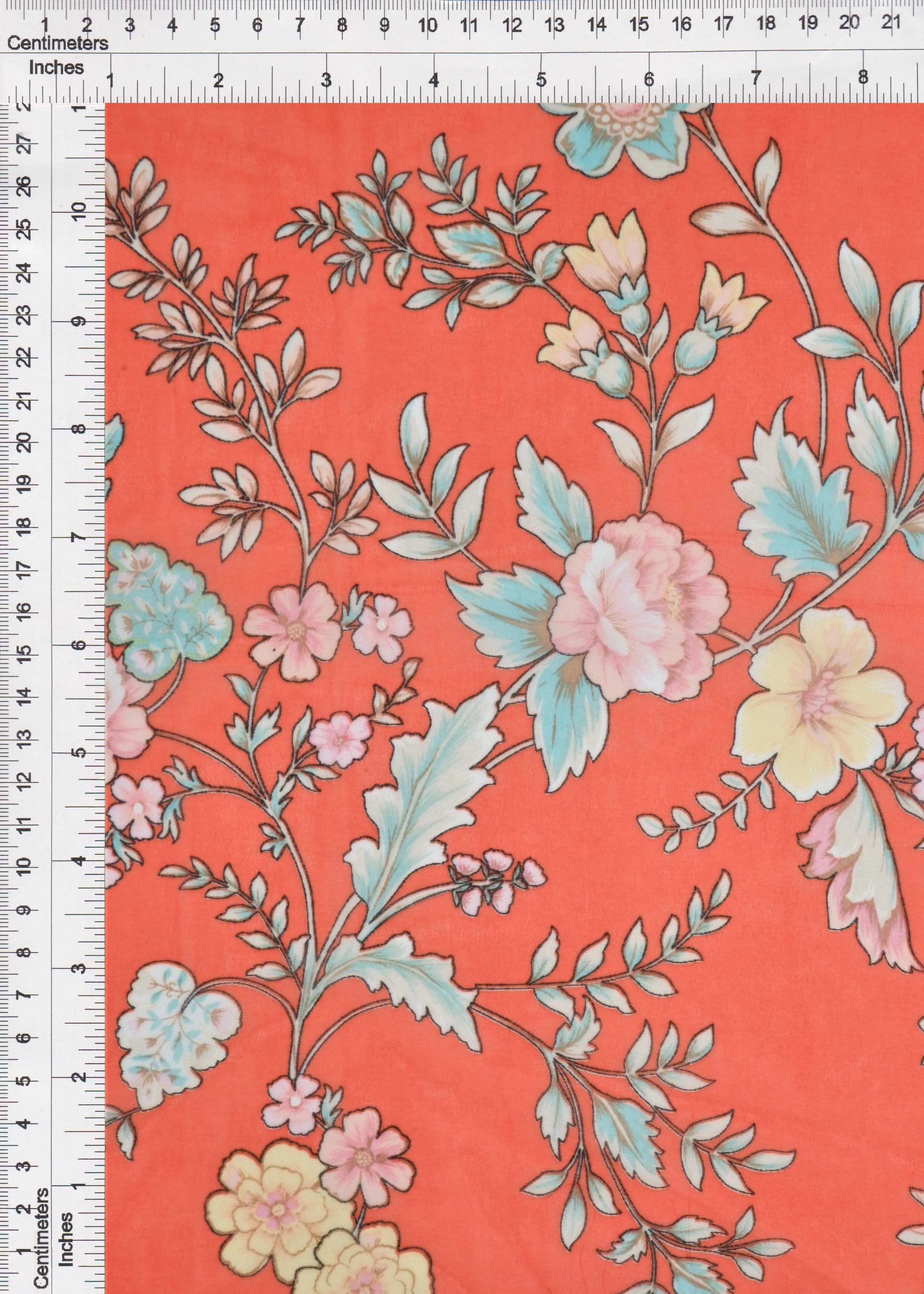 Chiffon Floral Print Fabric - HIMLT-Q10929 - Image 2