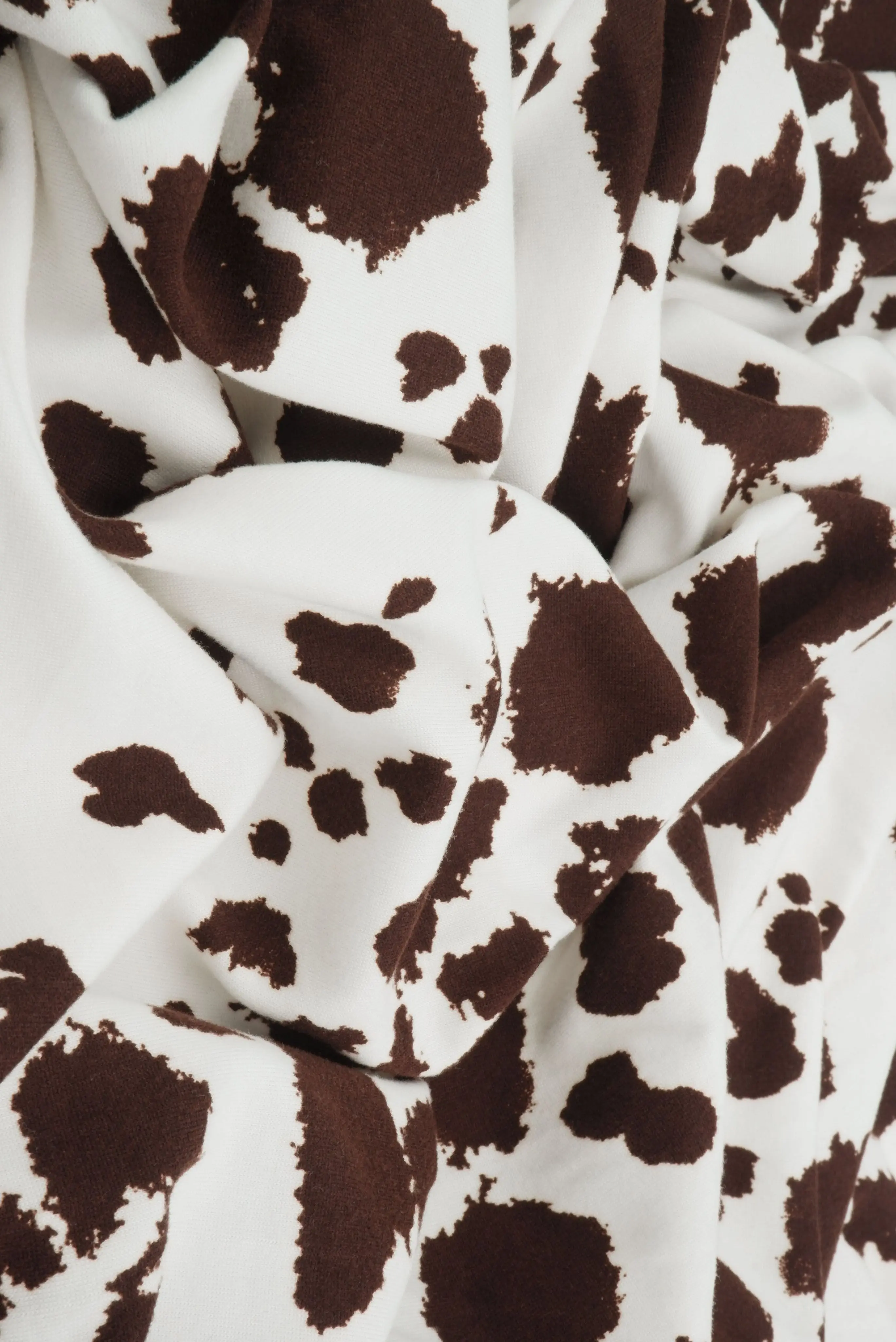 Cow Animal Print Brushed DTY Knit Fabric - KNT4520-MS11098 - Image 3