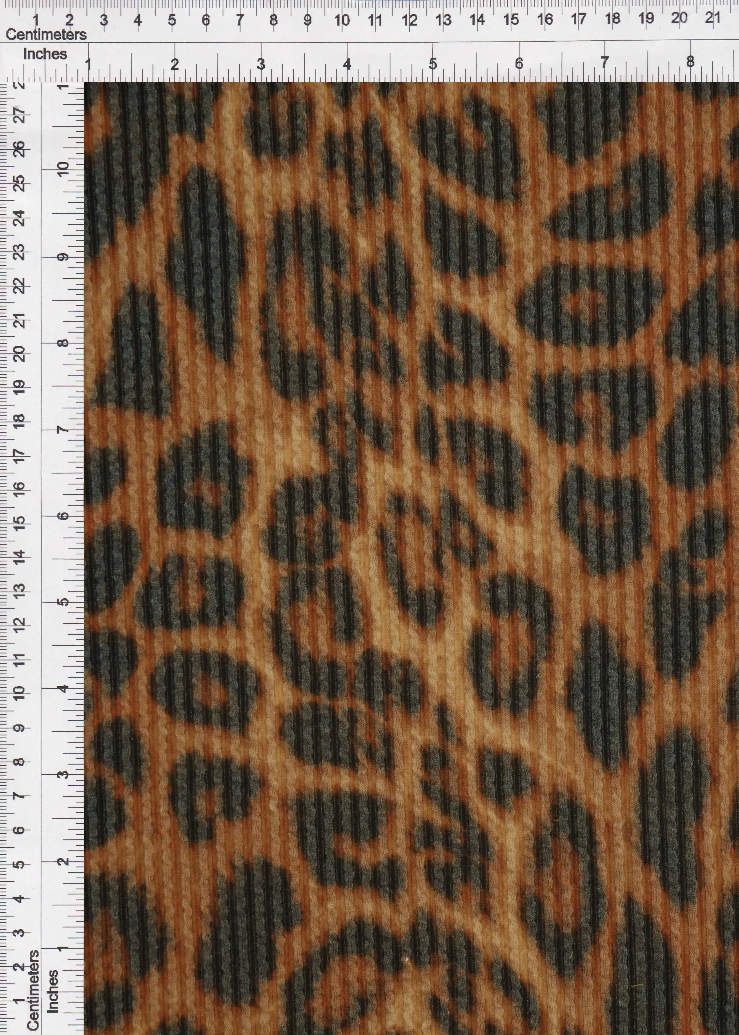 Cozy Animal Double Knit Jacquard Fabric KNT4463-DU613 - Image 3