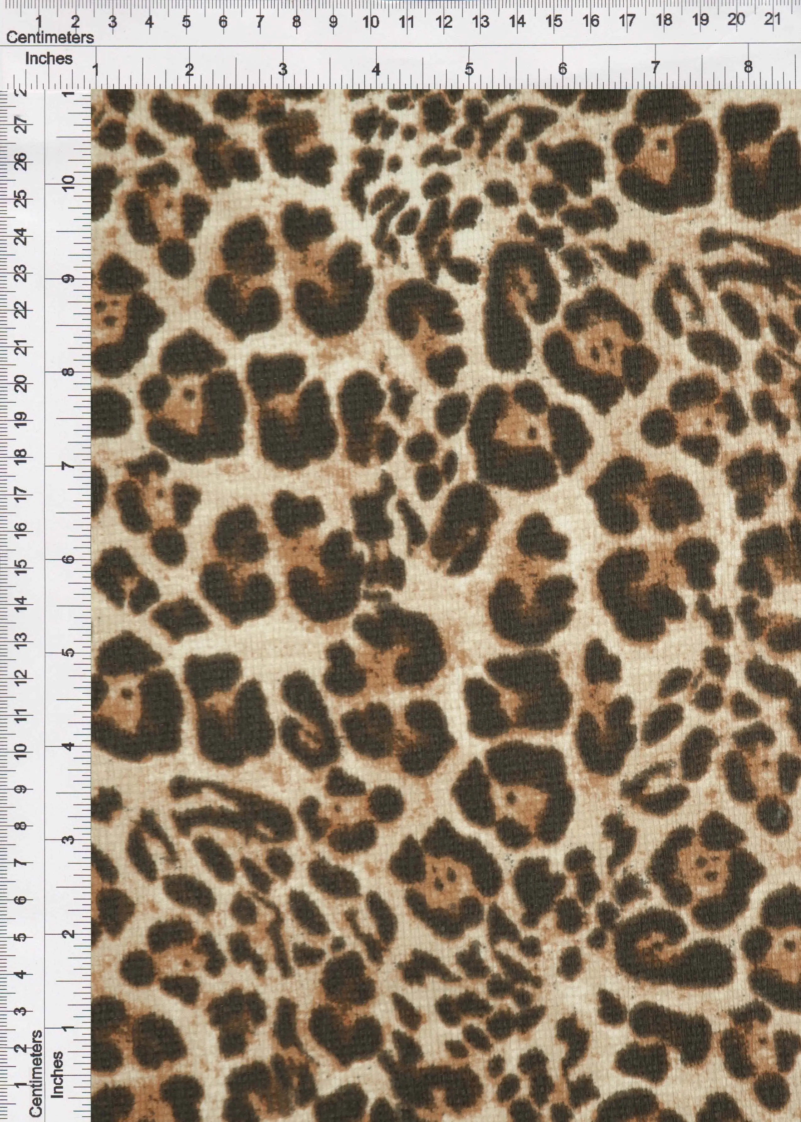 Animal Print Ella Ripple Jersey Fabric - CRP4613-DU148 - Image 4
