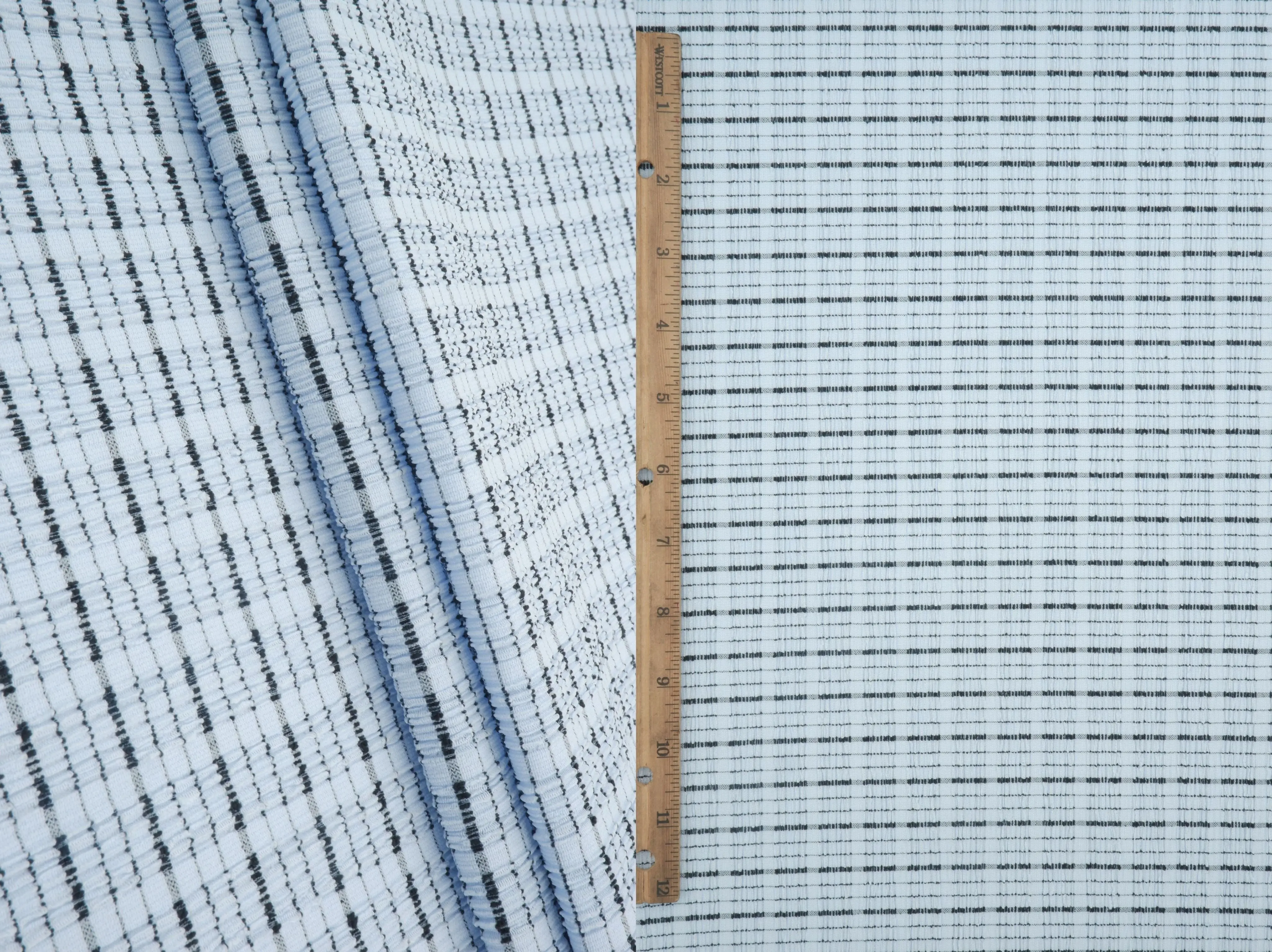 Cloudberry Check Jacquard Knit Fabric CRP4669 - Image 10