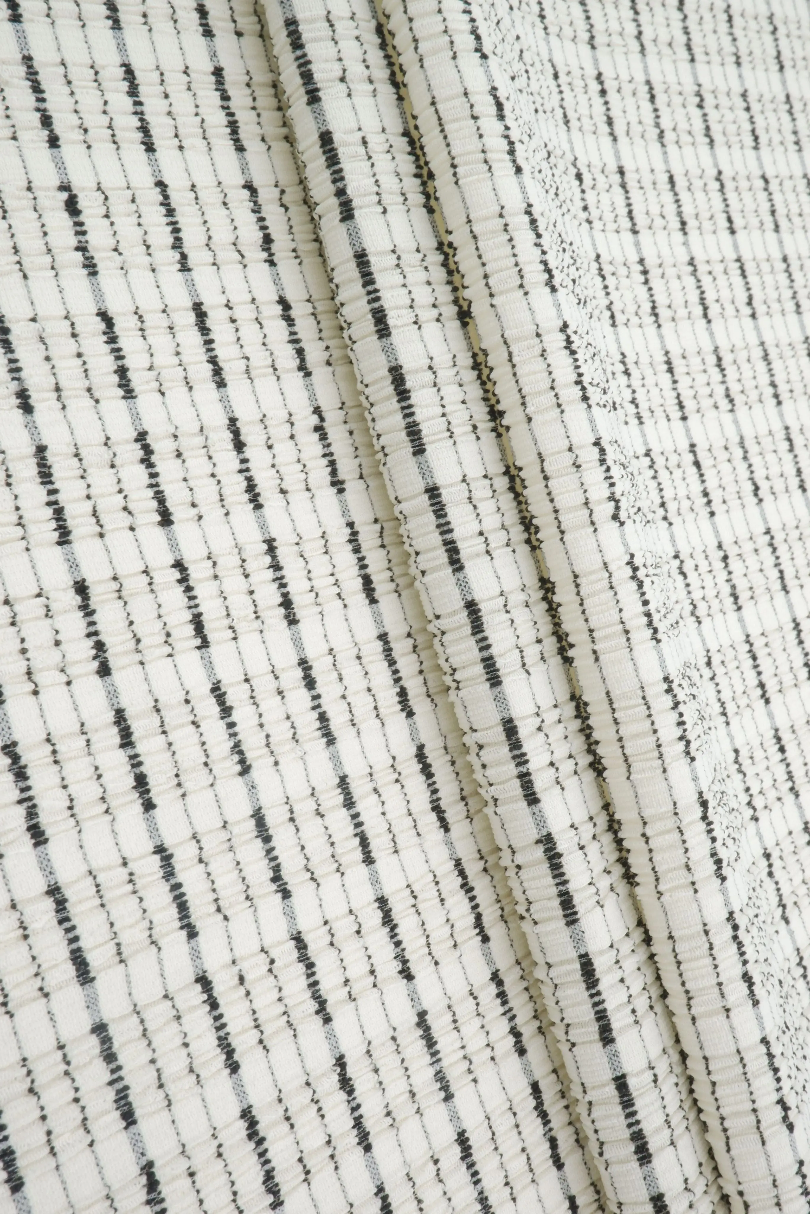 Cloudberry Check Jacquard Knit Fabric CRP4669 - Image 3