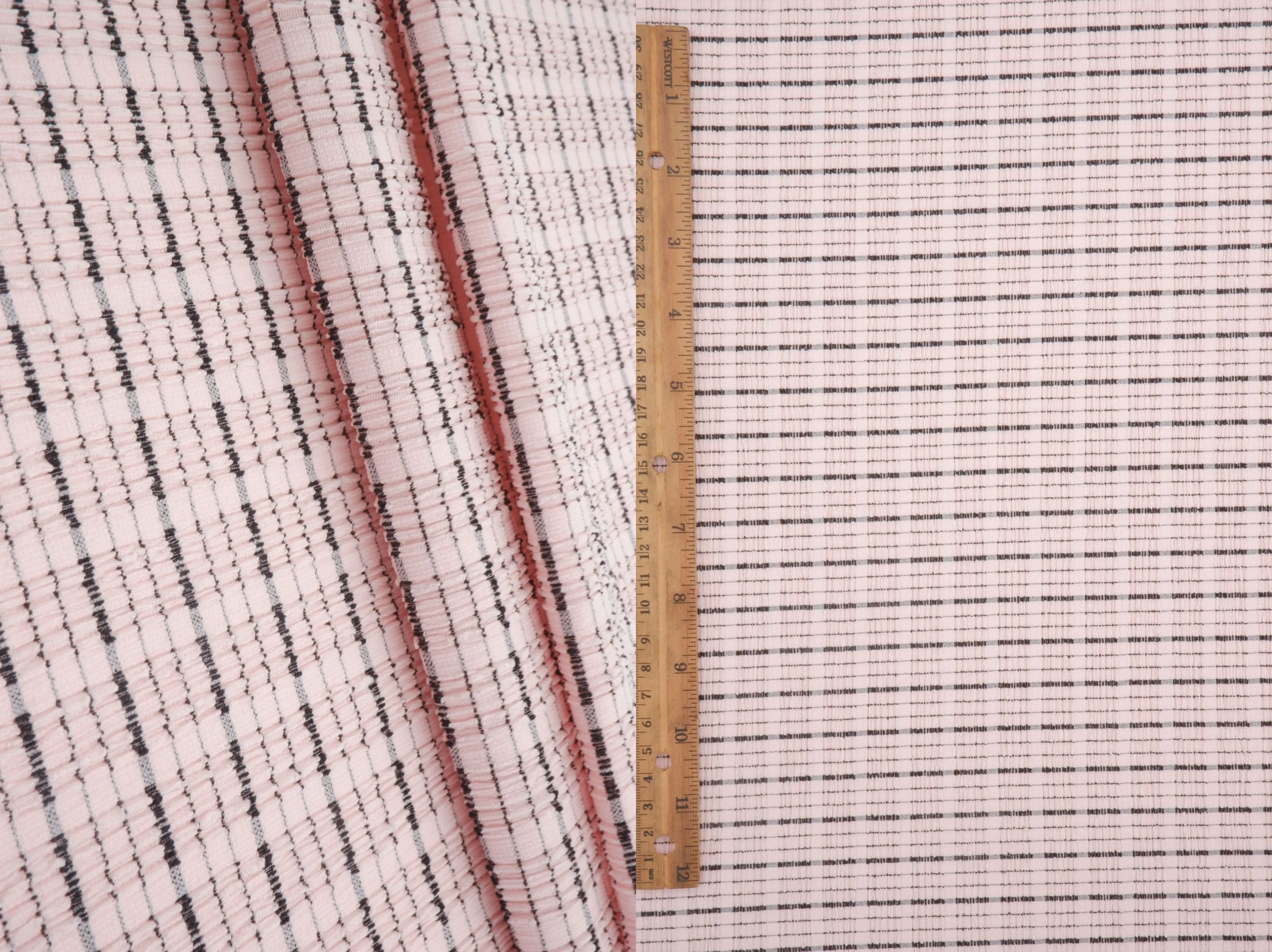 Cloudberry Check Jacquard Knit Fabric CRP4669 - Image 4