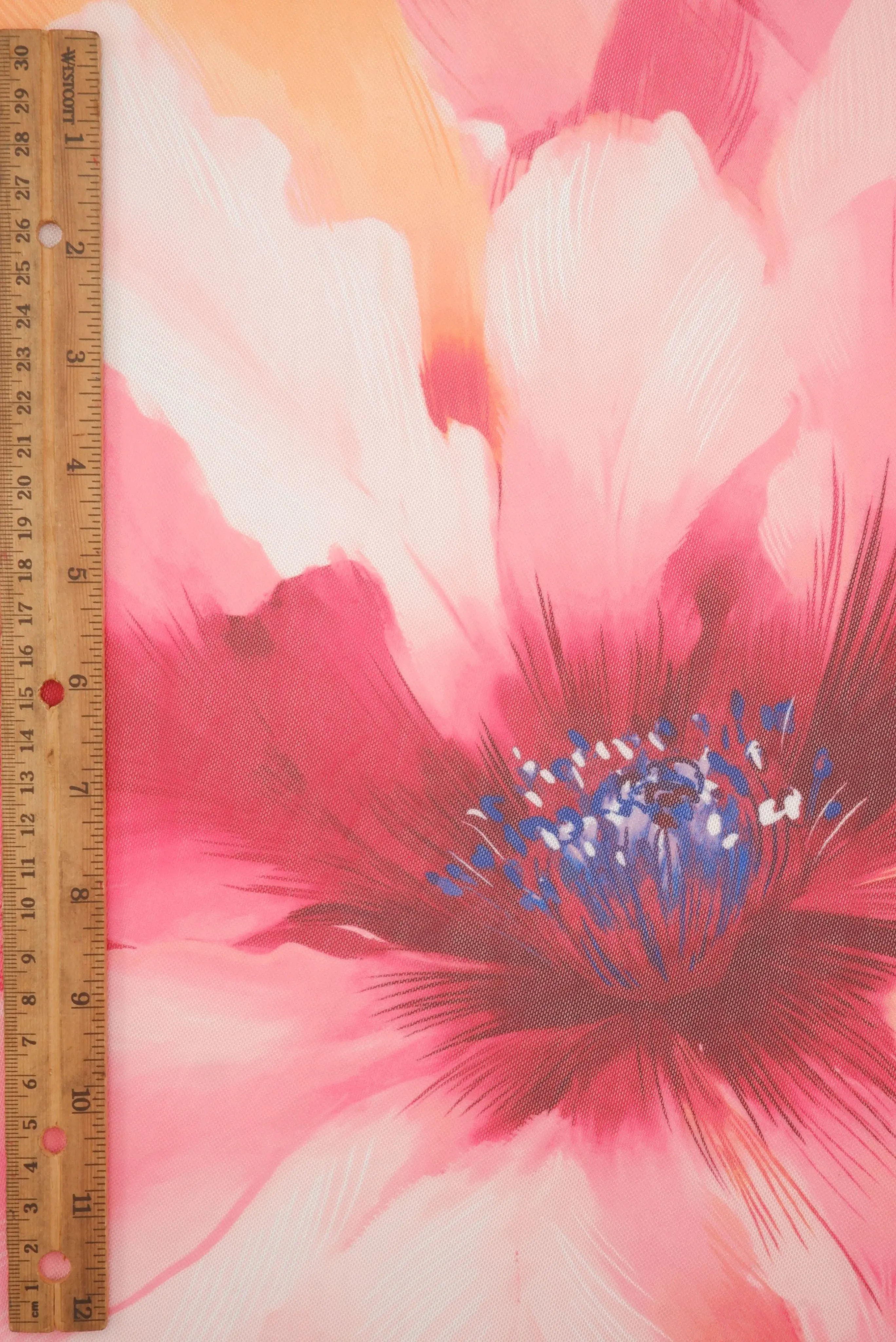 Digital Floral Print Mesh DMESH-MS11677 - Image 15