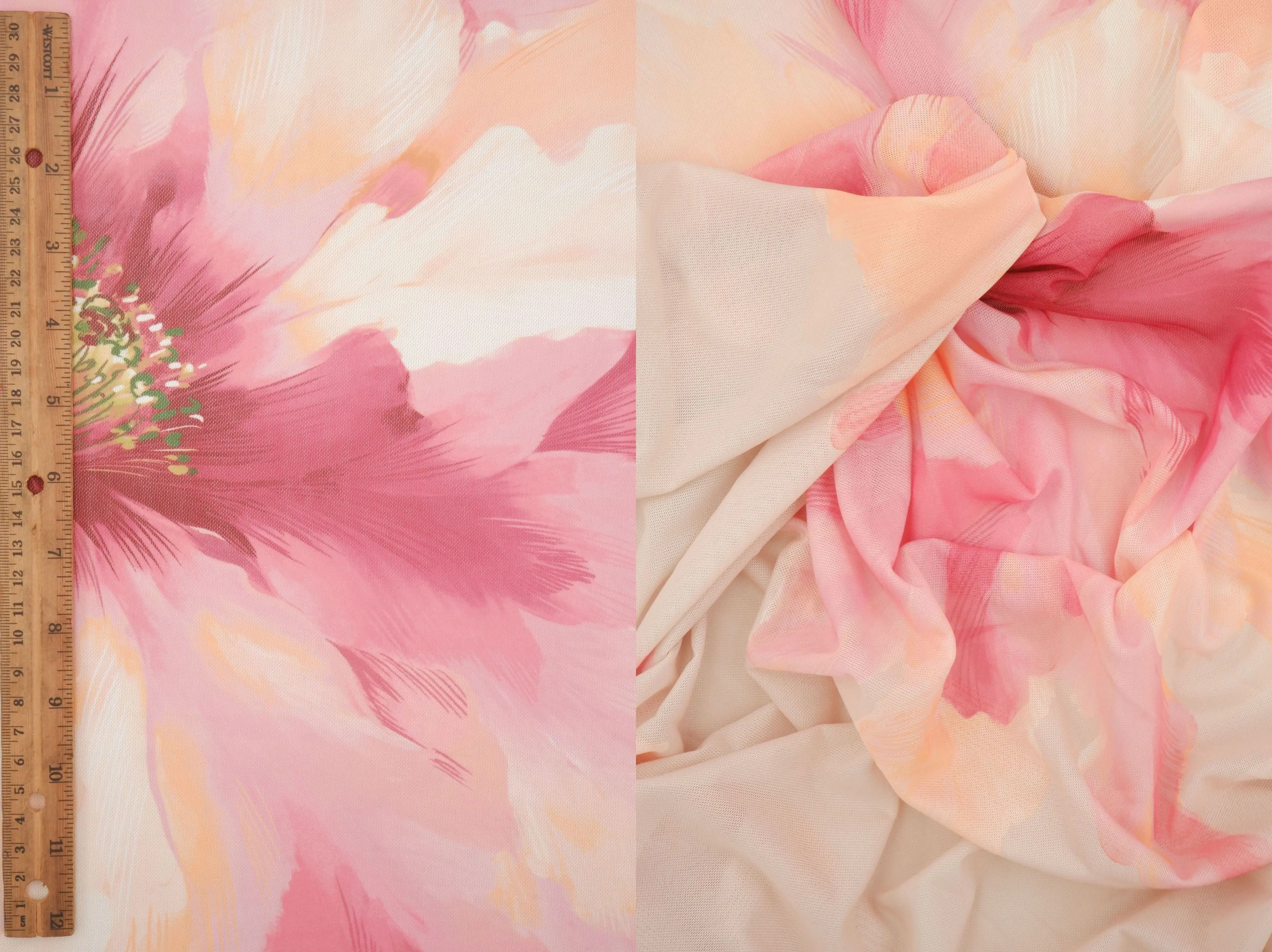 Digital Floral Print Mesh DMESH-MS11677 - Image 19