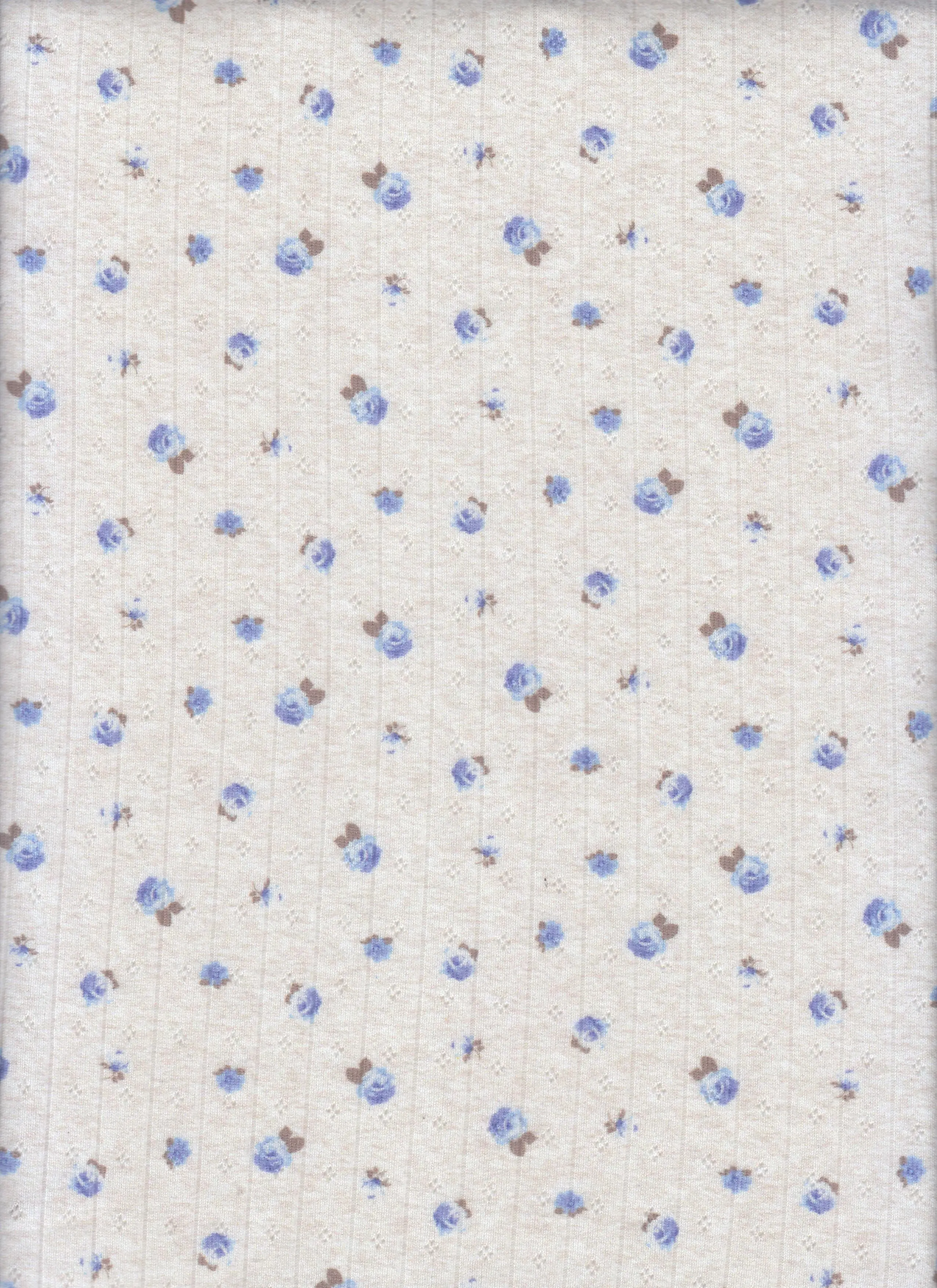 Ditsy Floral Digital Print Pointelle Knit Fabric - KNT4622-MS11364 - Image 8