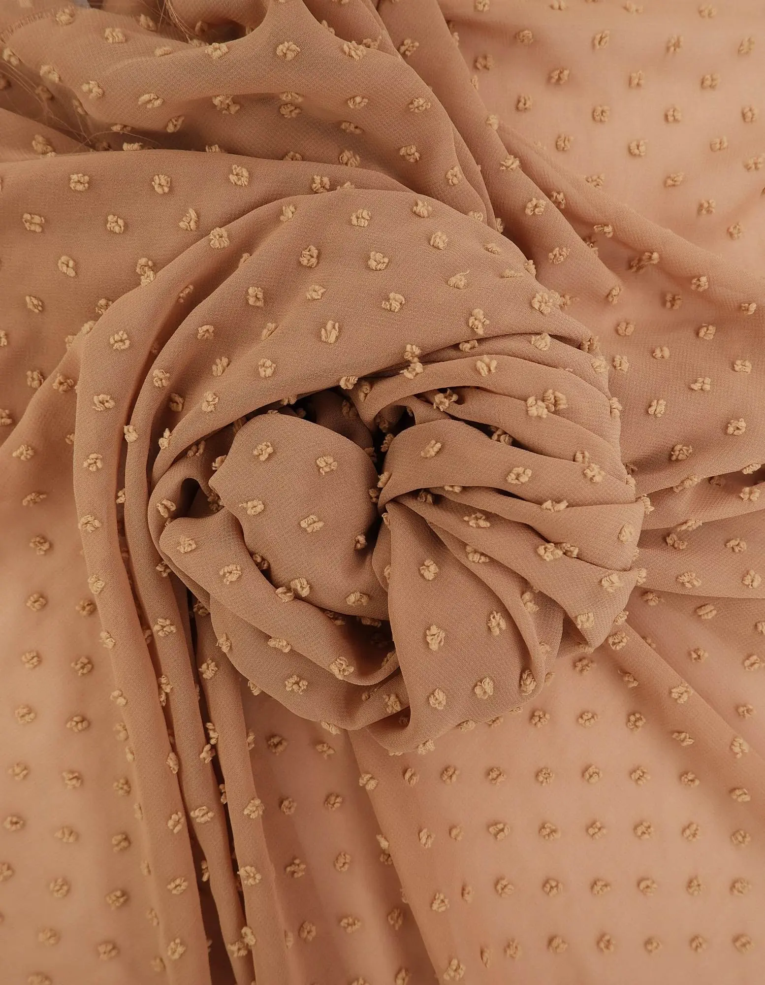 Dot Chiffon Solid Woven Fabric - HIMLT-3132 - Image 13