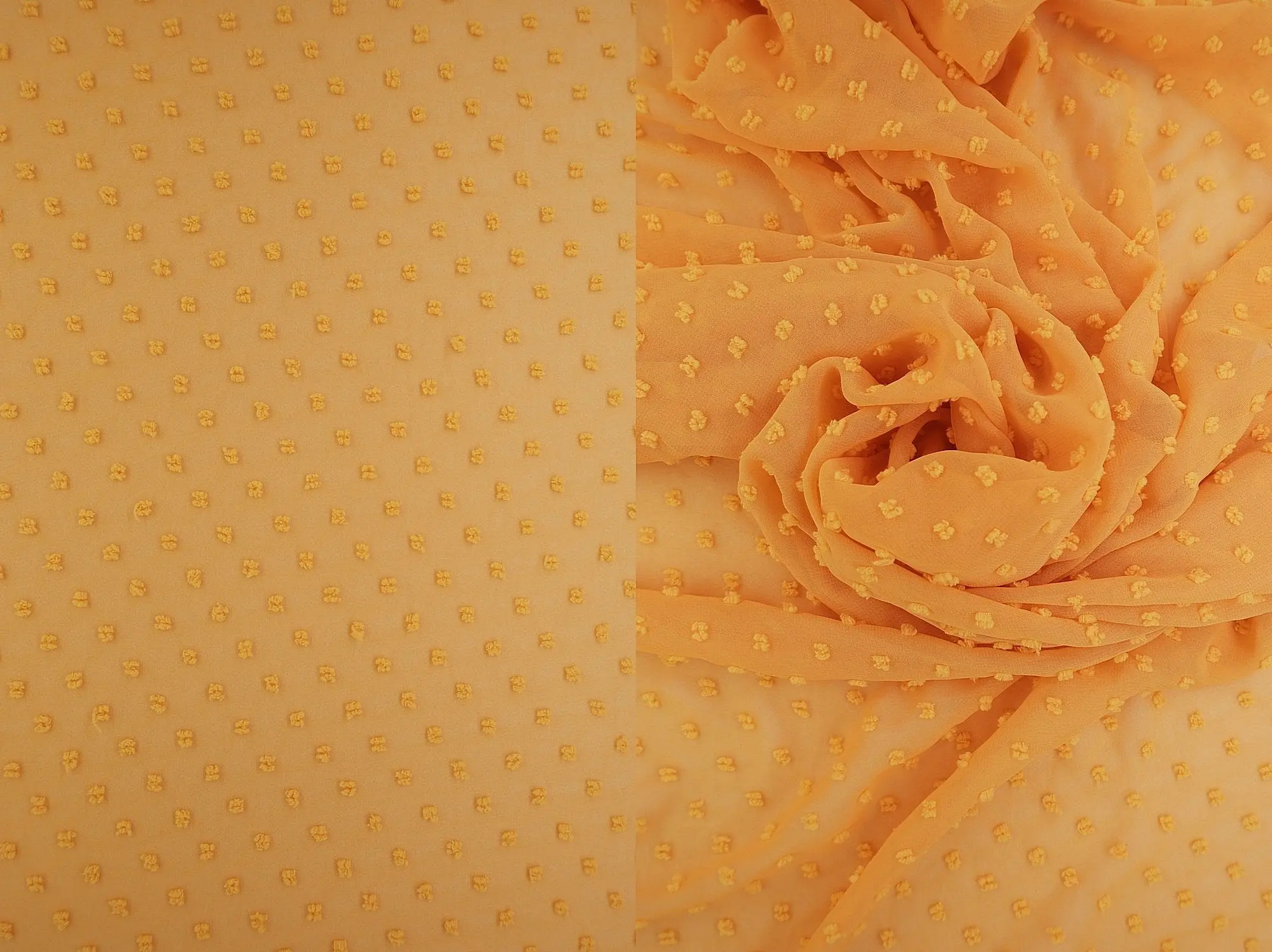 Dot Chiffon Solid Woven Fabric - HIMLT-3132 - Image 18