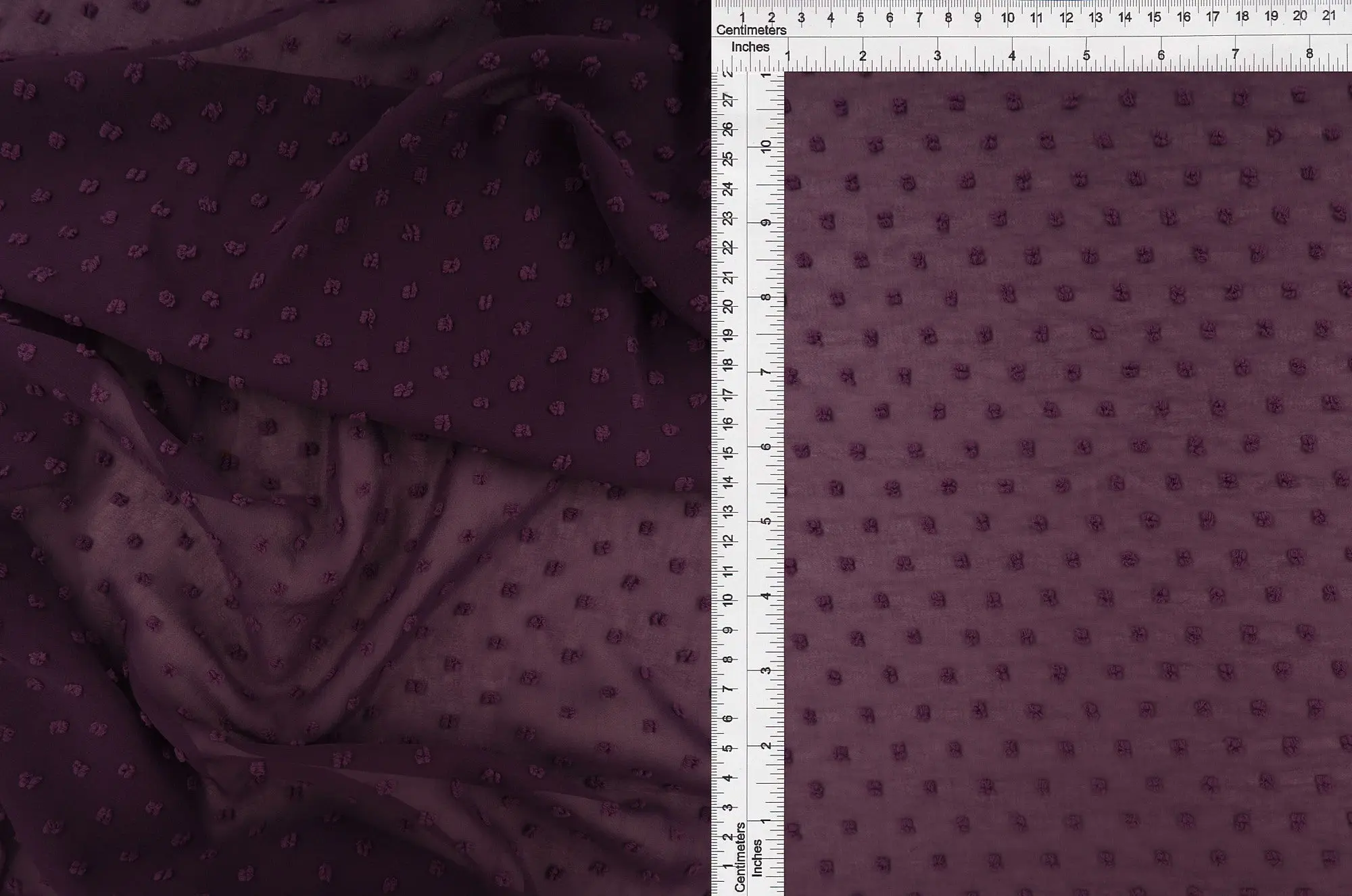 Dot Chiffon Solid Woven Fabric - HIMLT-3132 - Image 40
