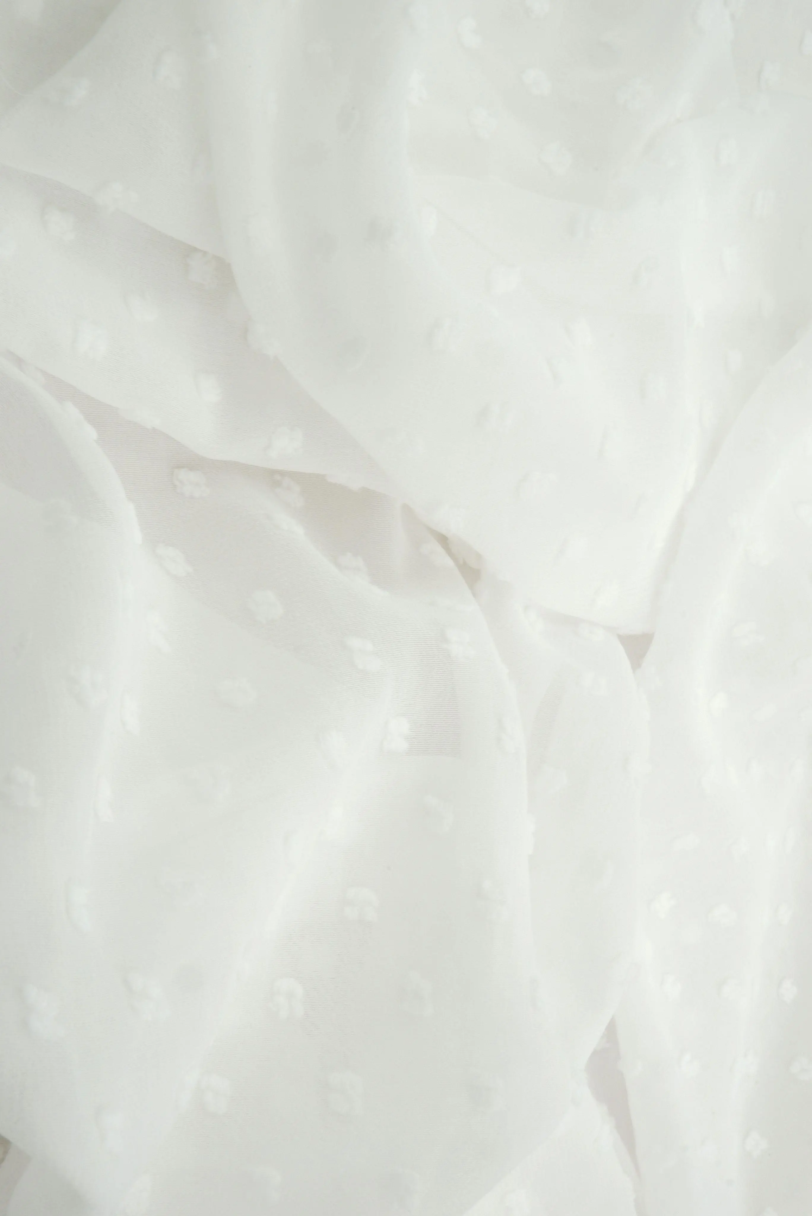 Dot Chiffon Solid Woven Fabric - HIMLT-3132 - Image 49