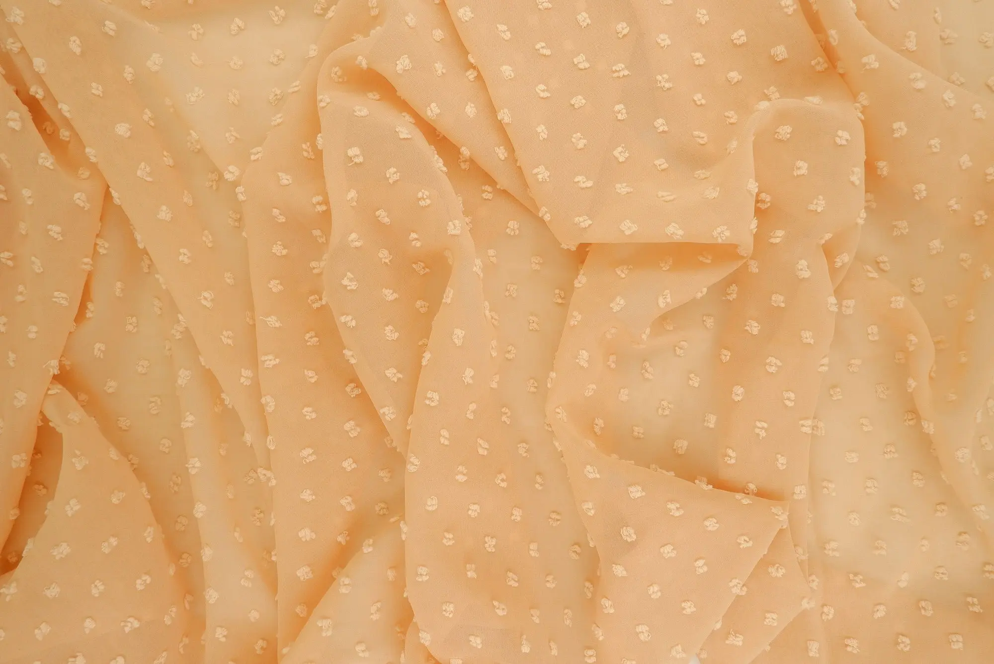 Dot Chiffon Solid Woven Fabric - HIMLT-3132 - Image 7