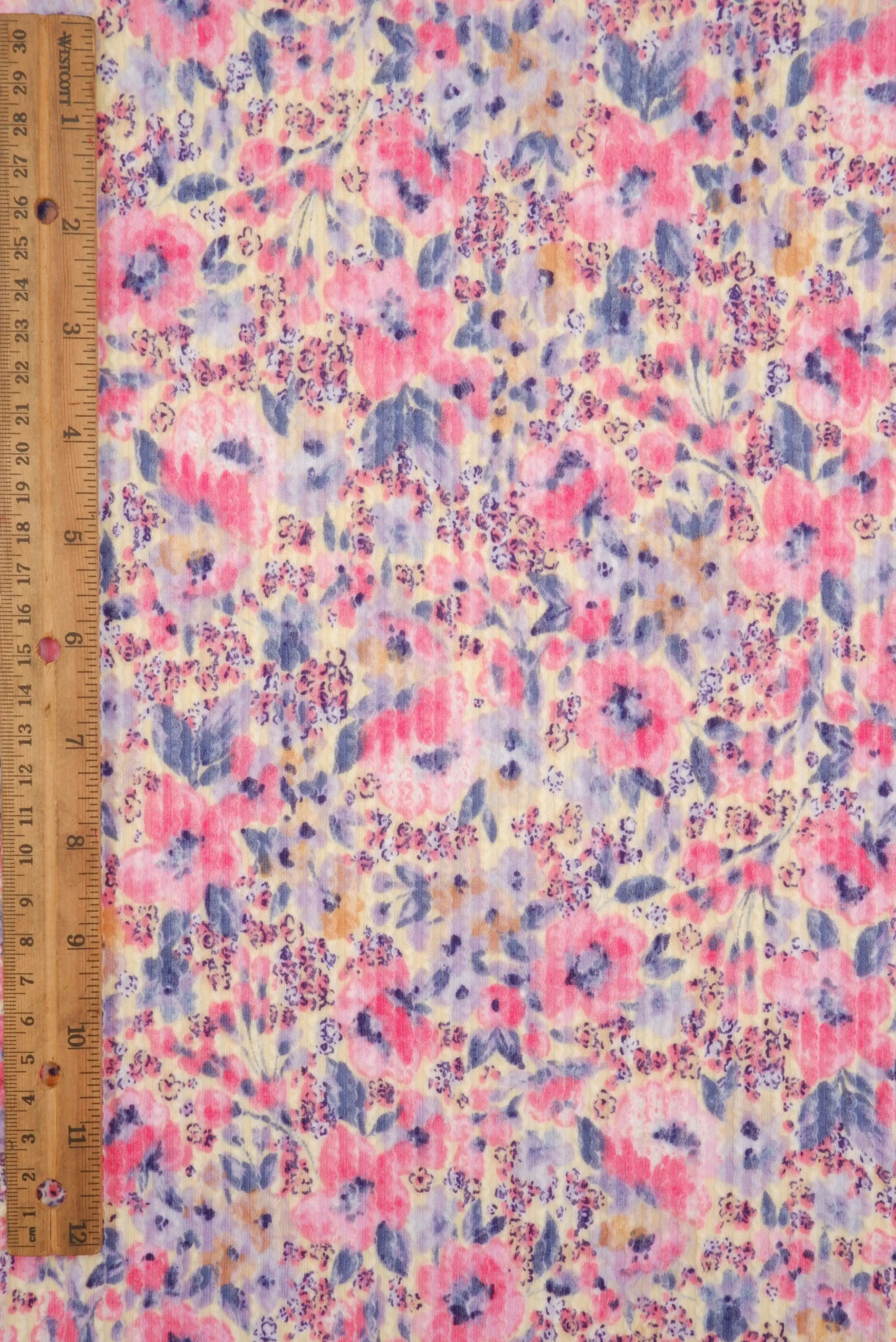 Double Knit Jacquard Floral Fabric   KNT4463-MS11062 - Image 8