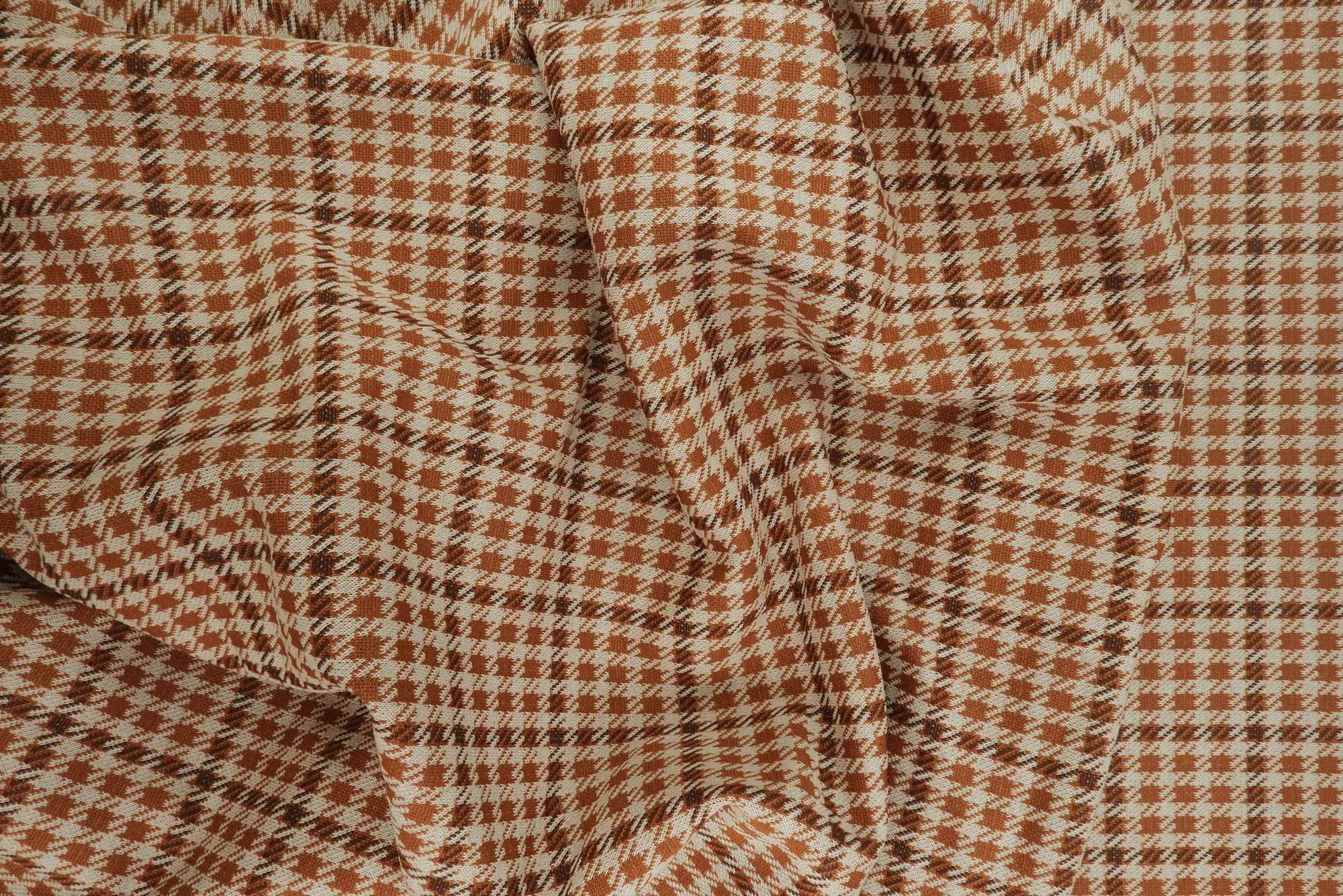 Double Knit Jacquard Plaid Stretch Fabric - KNT4211 - Image 2