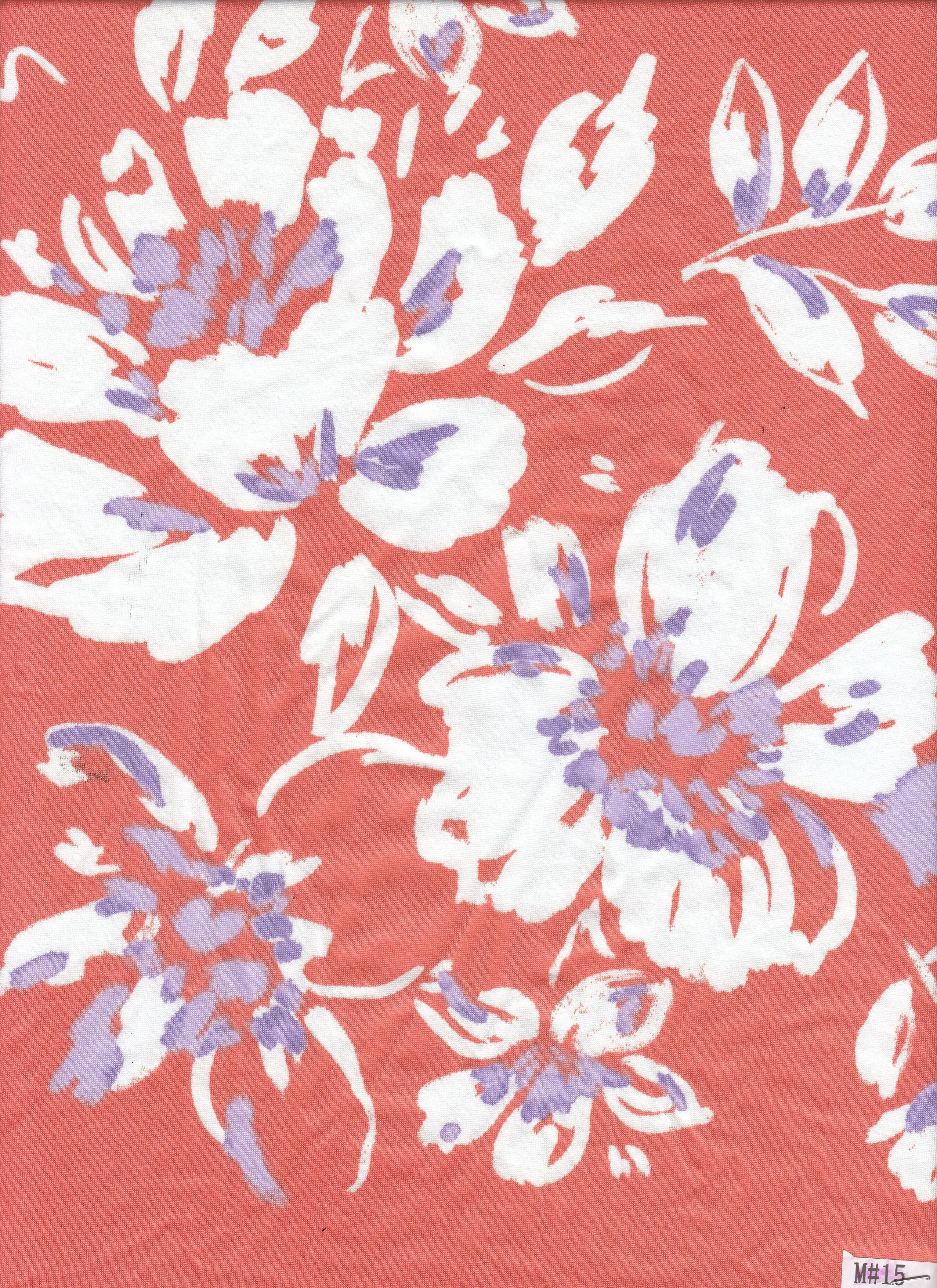 DTY Floral Knit Fabric   KNT4498-MS11520 - Image 4