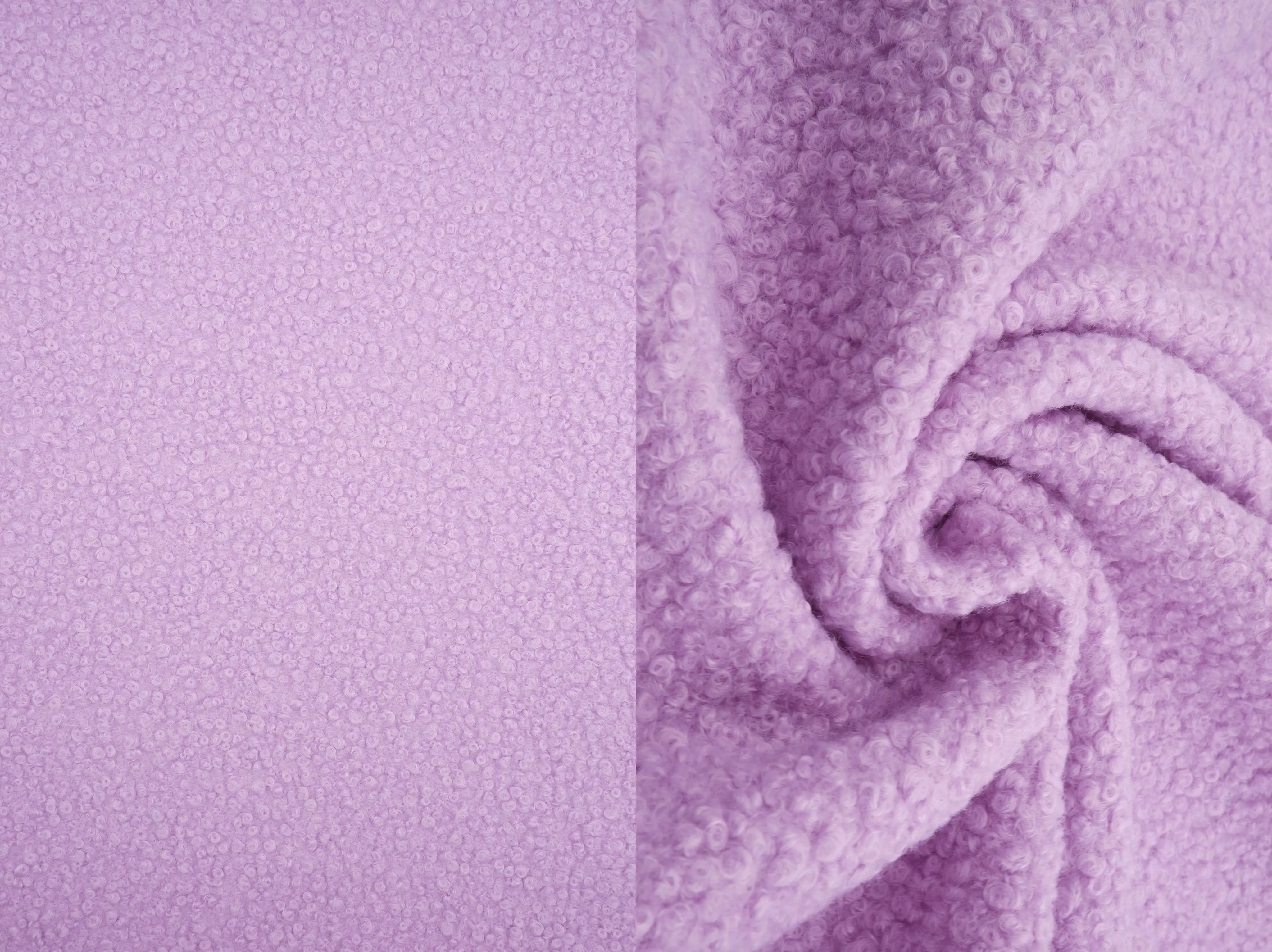 Fake Wool Two-Tone Stretch Knit Fabric - KNT4136 - Image 4