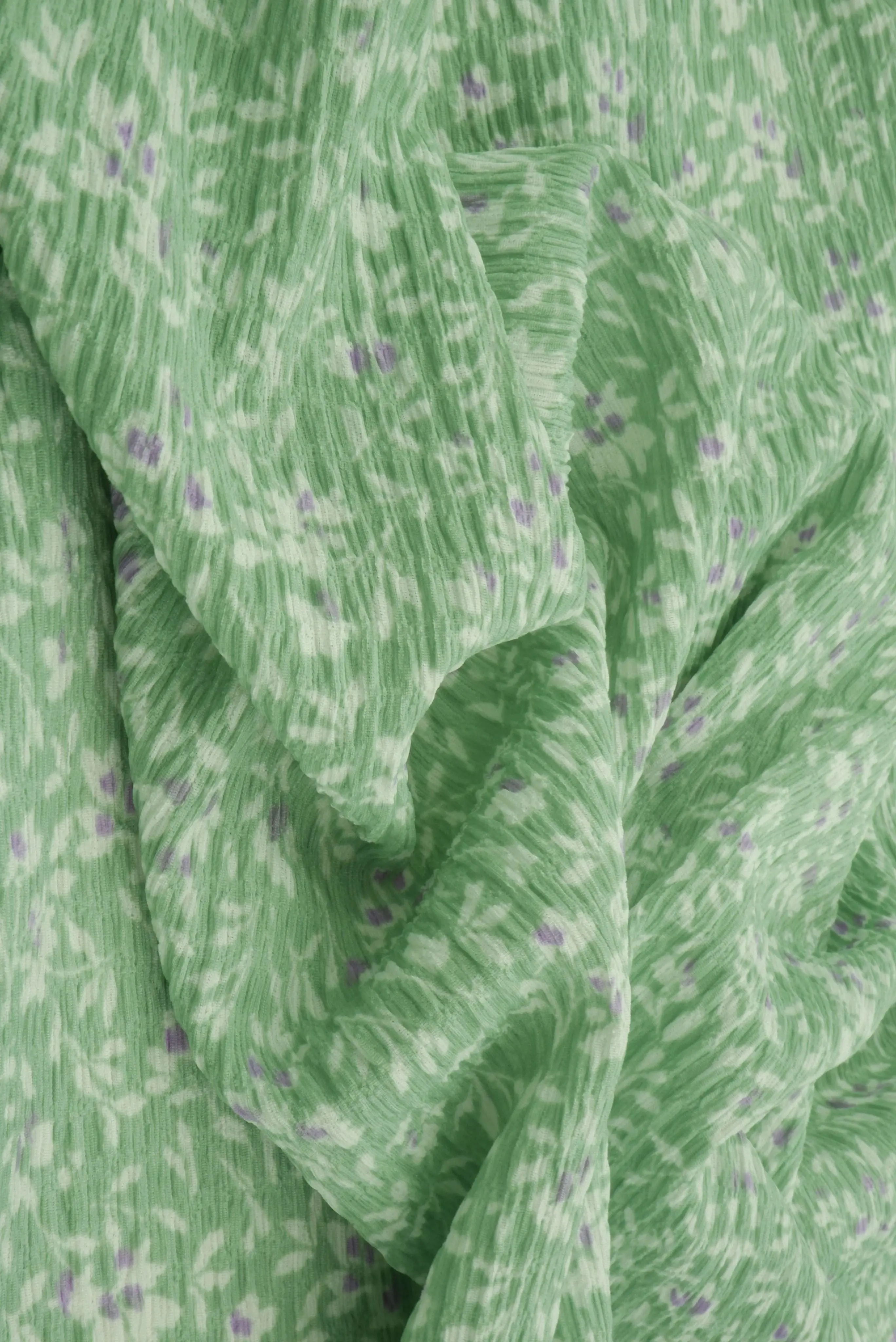 Floral Crinkle Woven Fabric - CRP4628-MS10020 - Image 2