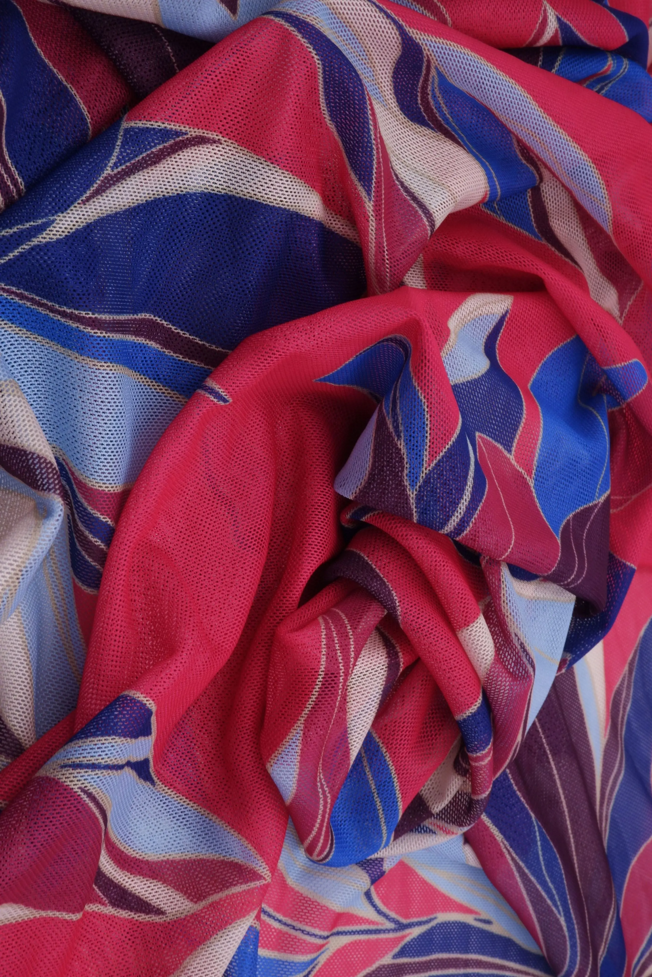 Floral Digital Mesh Stretch Fabric - MESH-MS11206D - Image 5