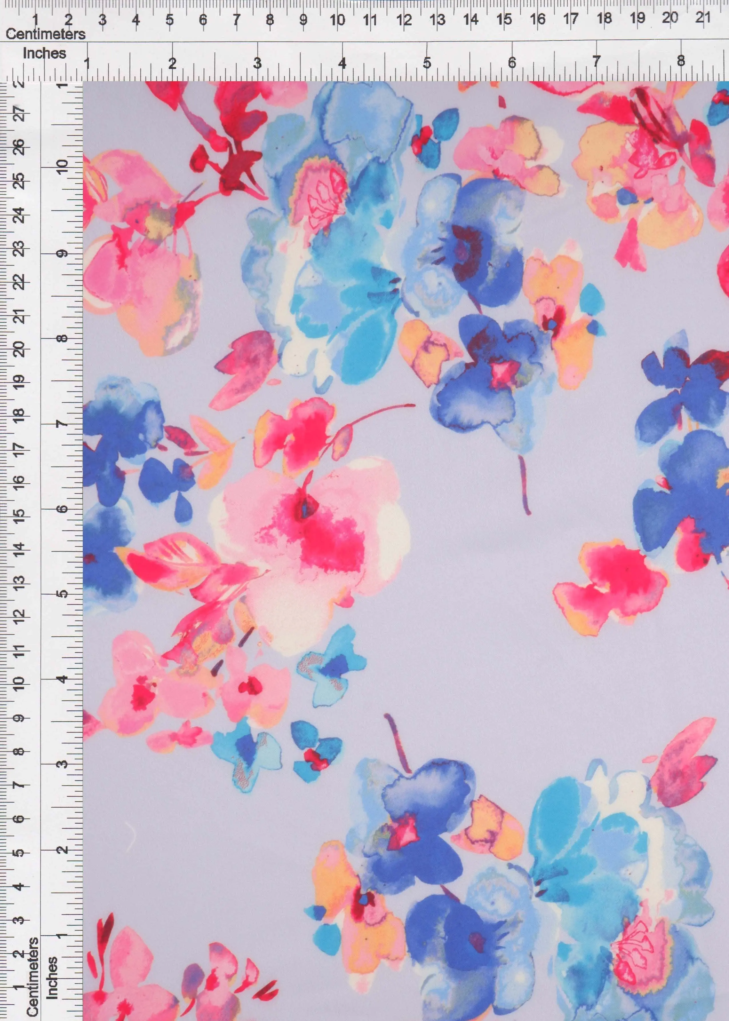 Floral Digital Print Peach Skin - CRP1427-MS11311 - Image 3