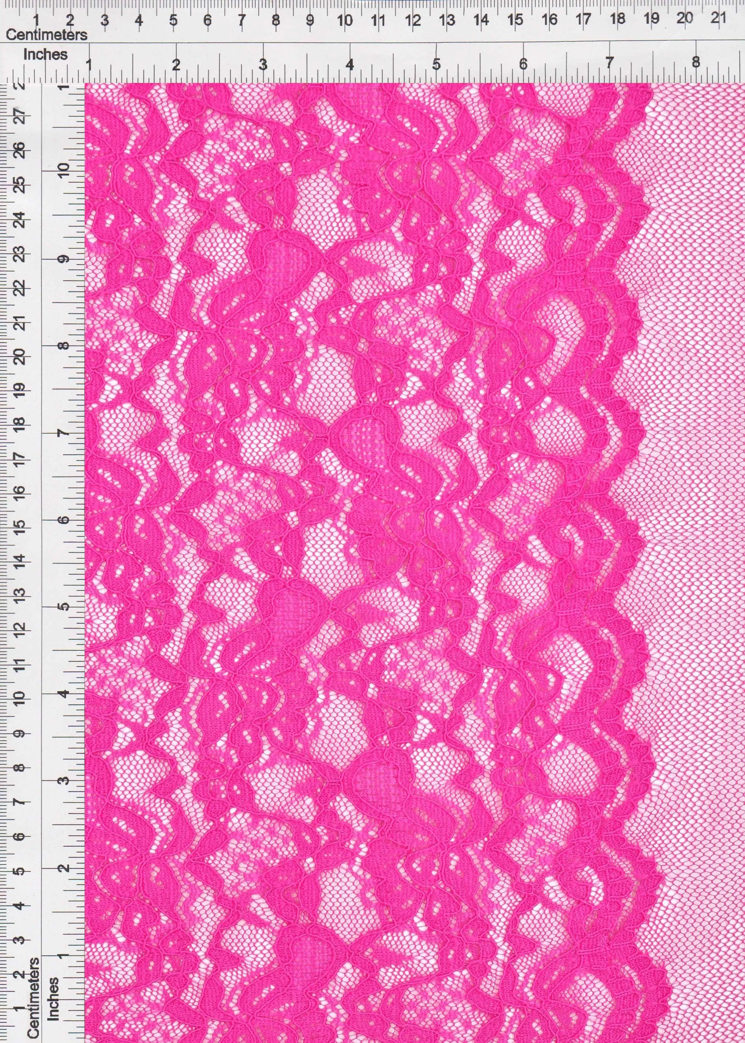 Floral Double Border Lace Fabric - LACE4478 - Image 21