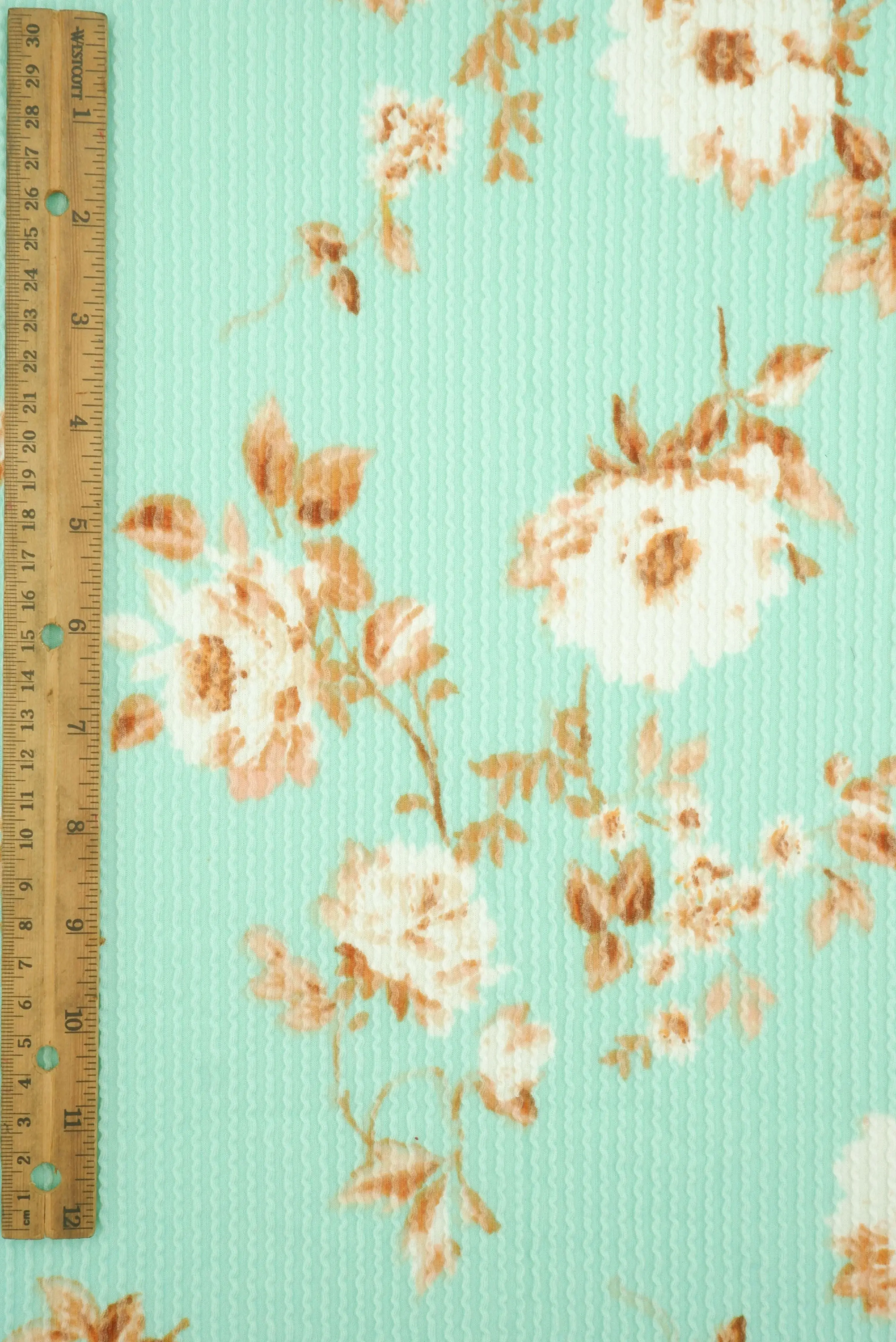 Floral Jacquard Double Knit Fabric - KNT4463-MS11153 - Image 11