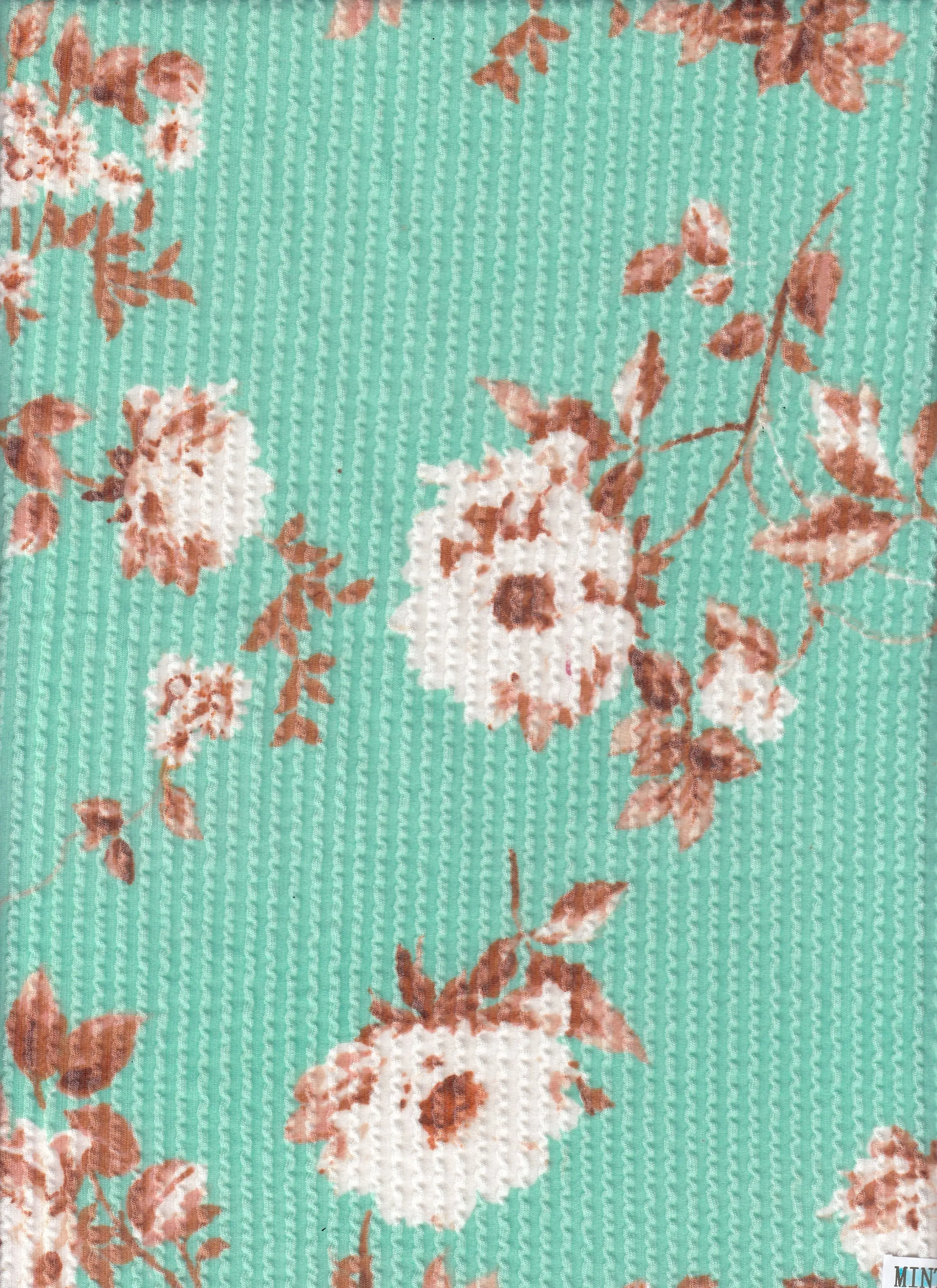Floral Jacquard Double Knit Fabric - KNT4463-MS11153 - Image 12