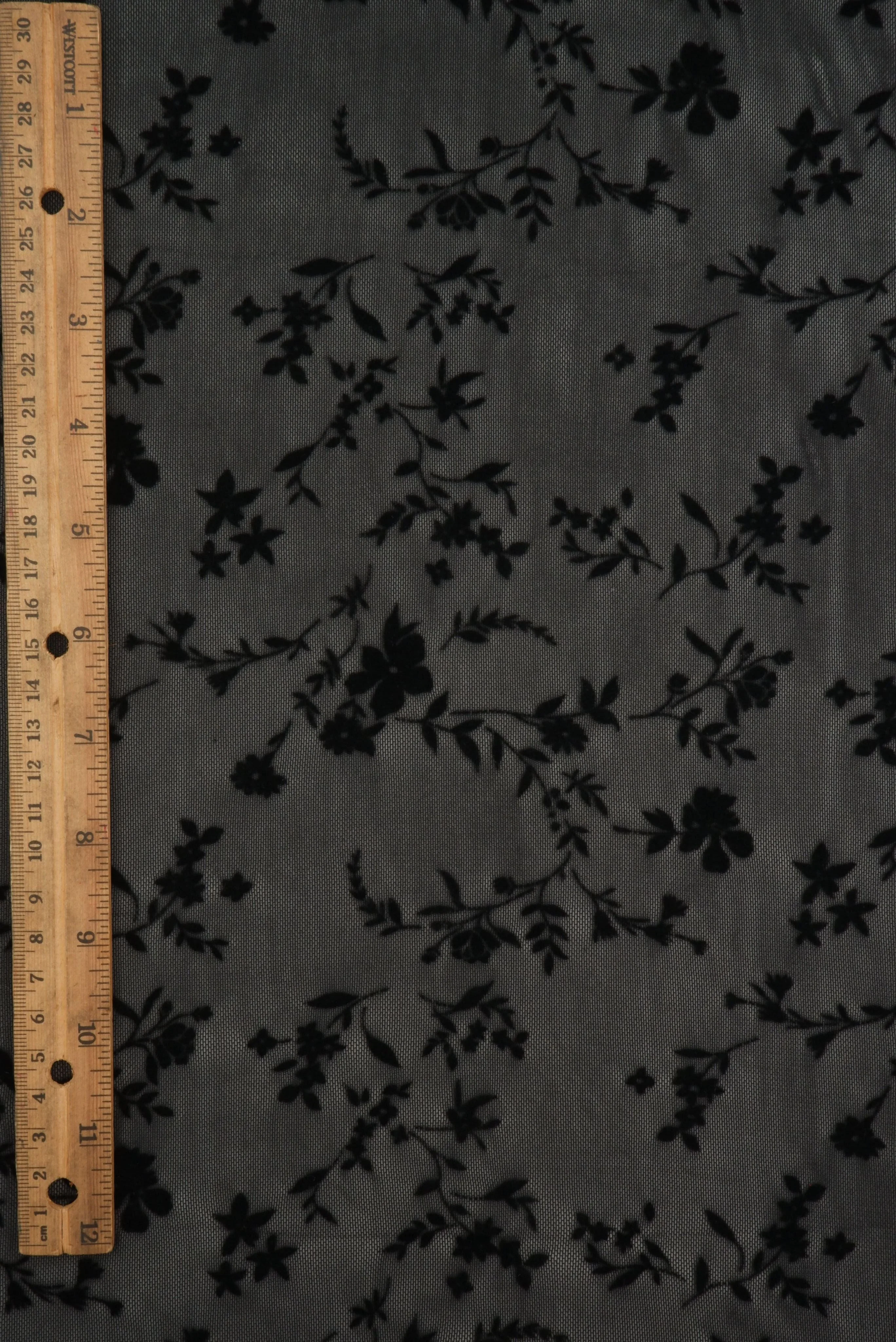 Floral Mesh Flocking Fabric FLOCK-MS11576 - Image 11