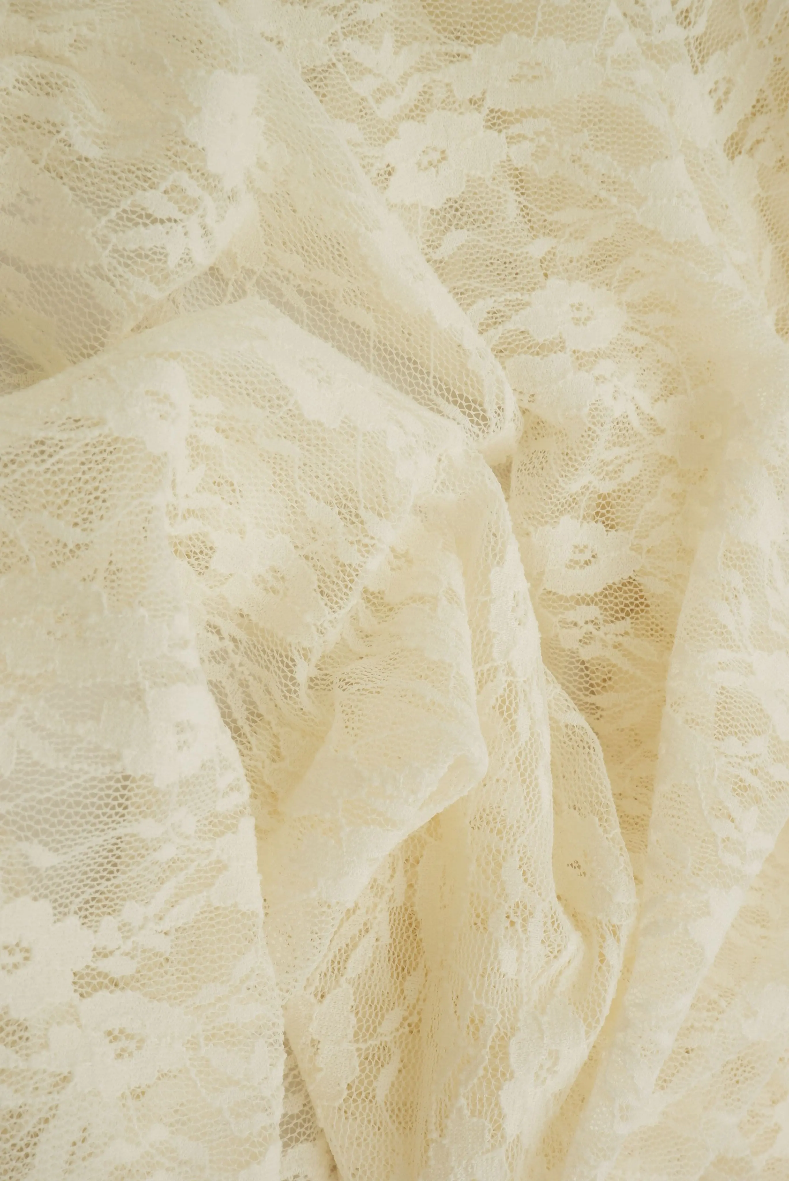 Floral Stretch Lace Fabric - LACE-4481 - Image 10