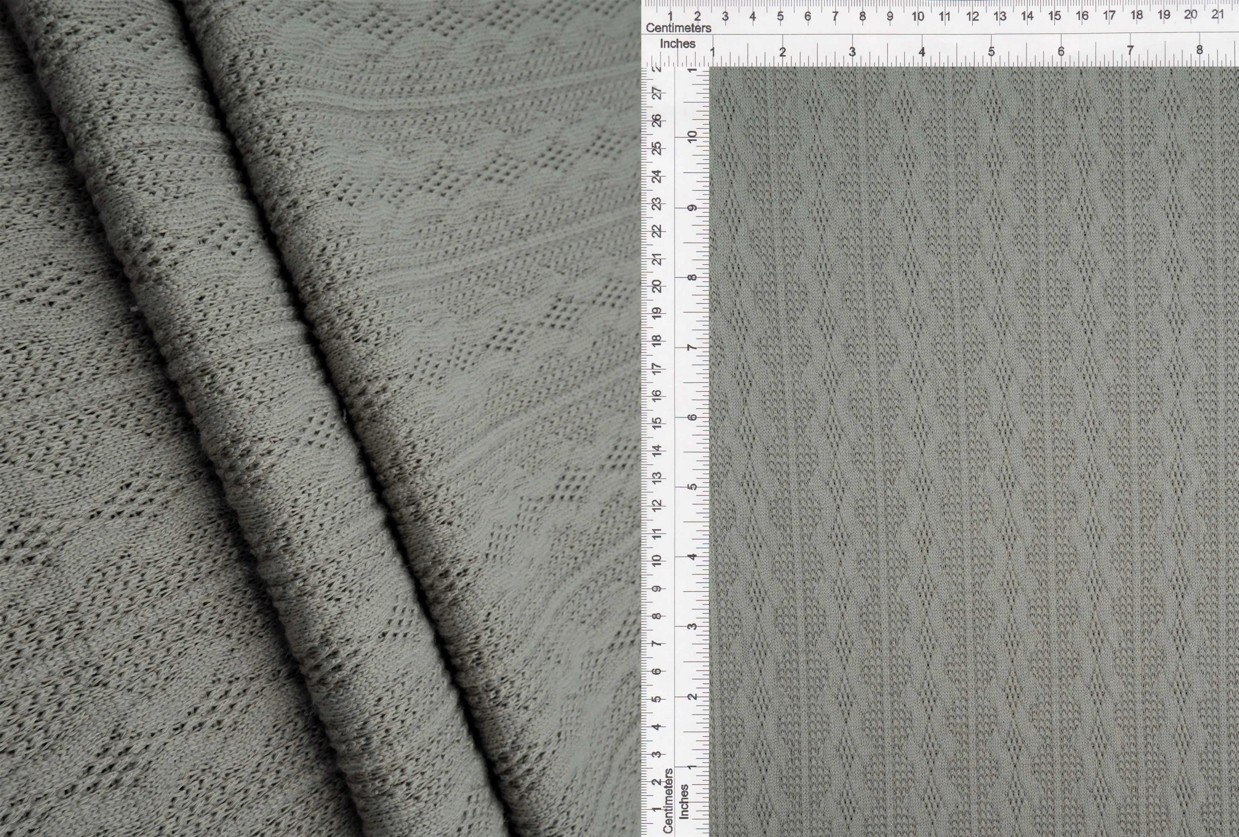 Jacquard Cable Knit Sweater Fabric - KNT4422 - Image 13