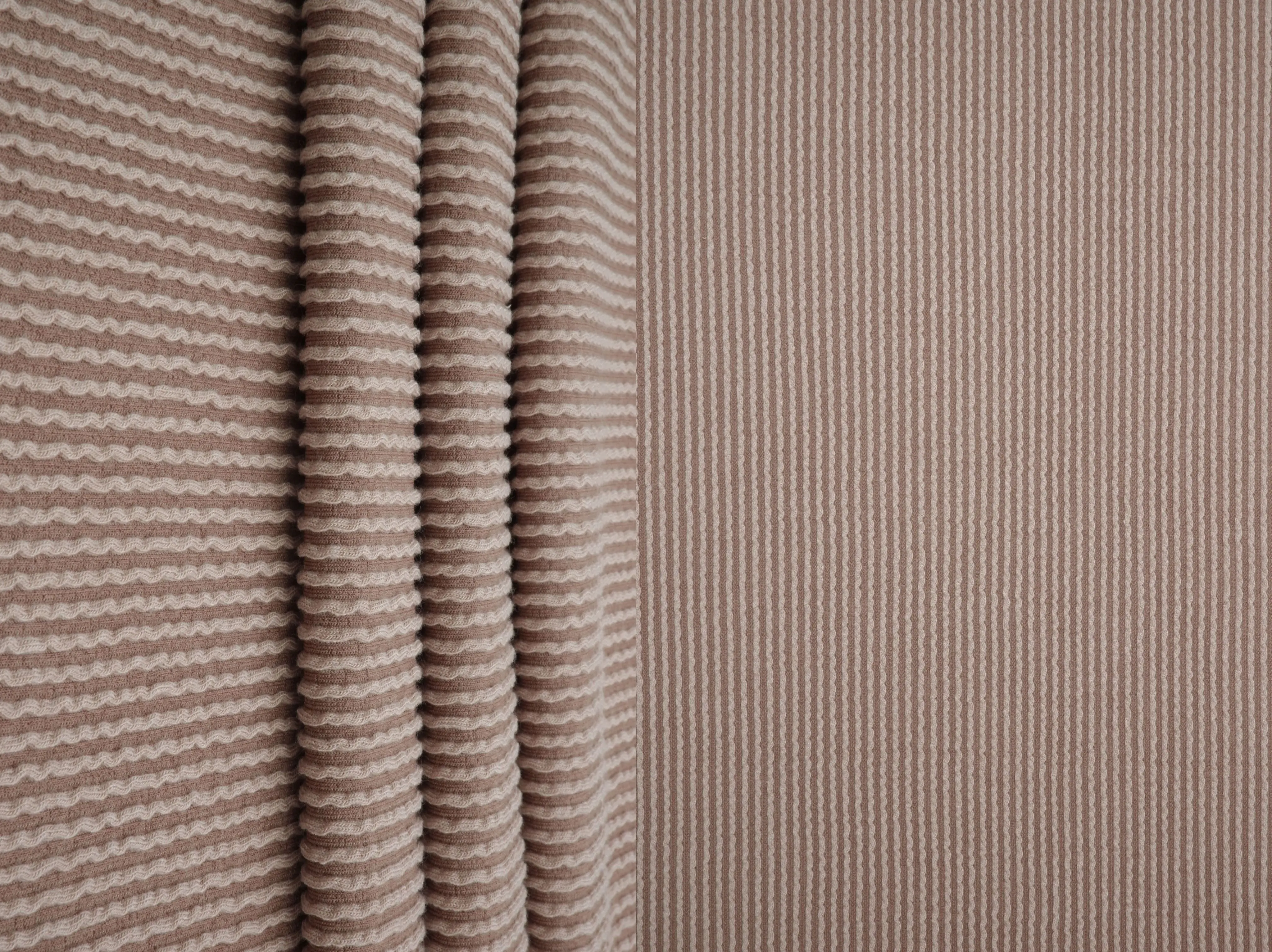 Jacquard Double Knit Rib Stretch Fabric - KNT4463 - Image 88