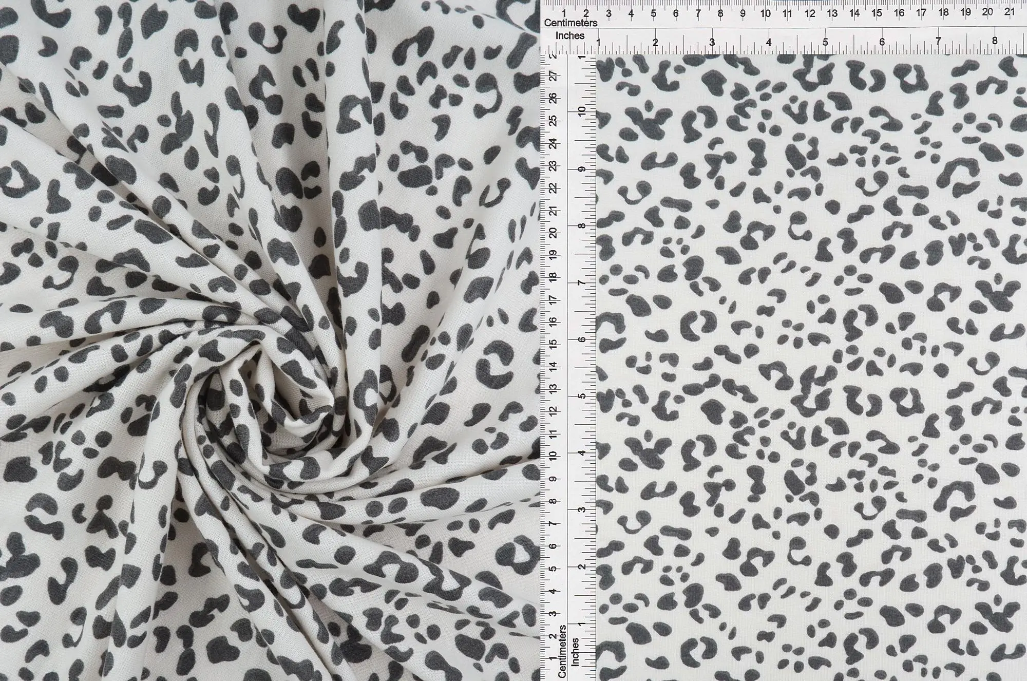 French Animal Print Stretch Knit Fabric - KNT1374-SE10335