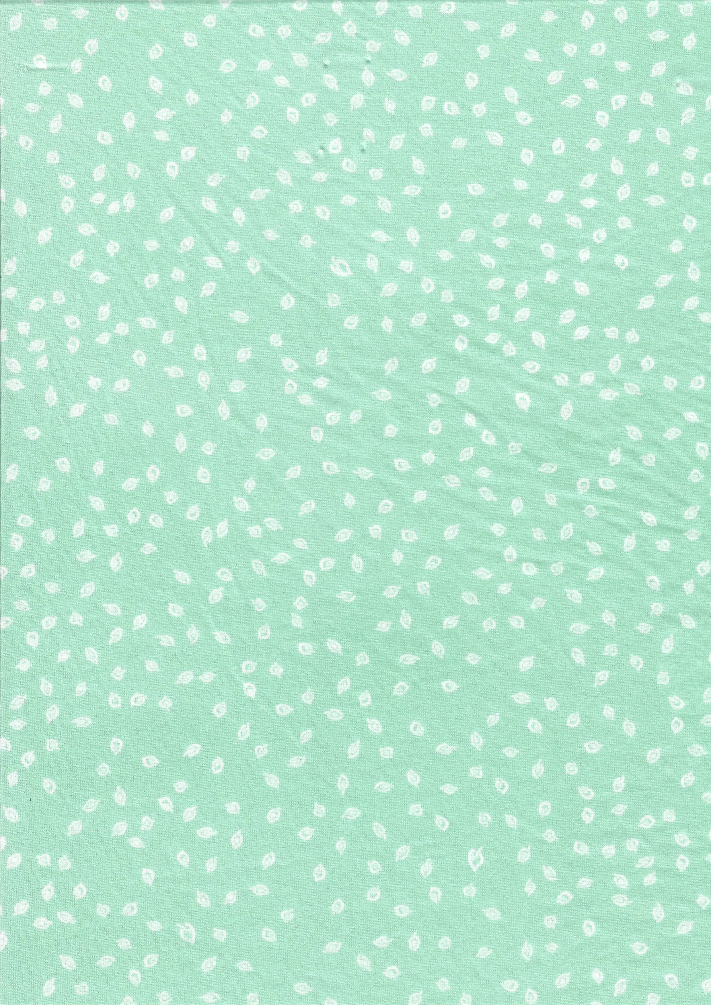 DTY Brushed Leaf & Geometric Knit Fabric KNT2100-MS11024
