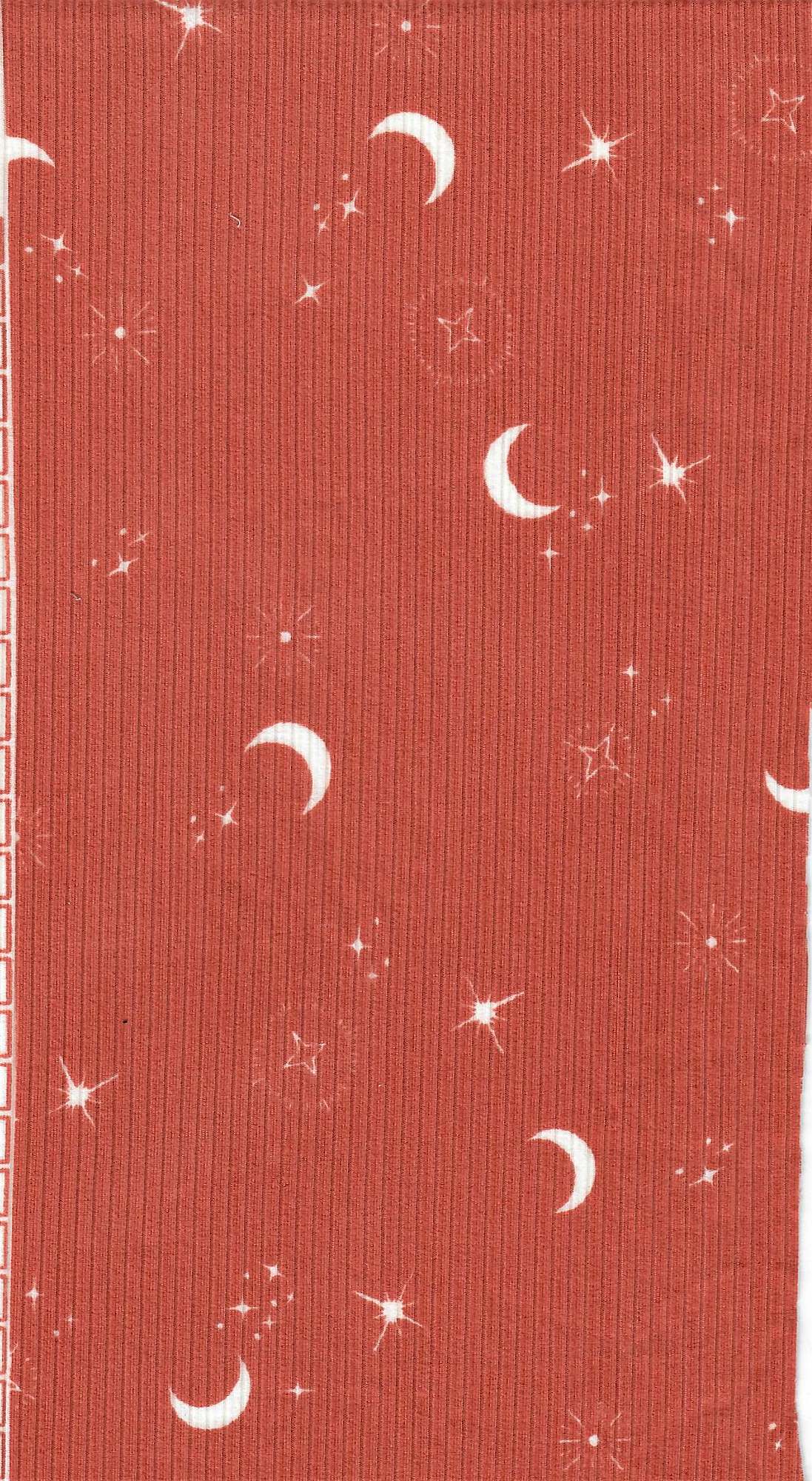 Star and Moon Geometric Stretch Knit Fabric - KNT3422-MS01212 - Image 3