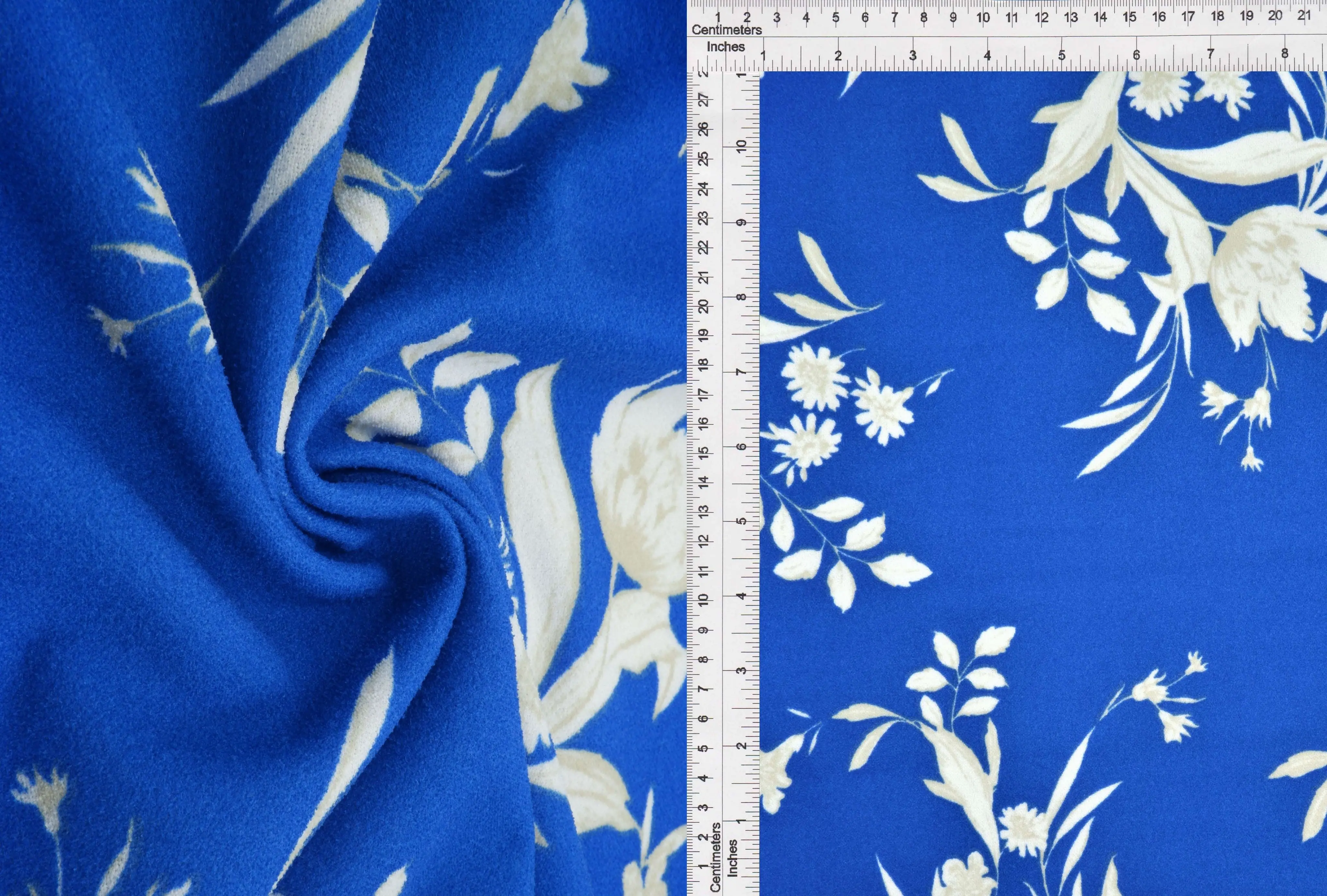 Floral Techno Crepe Stretch Knit Fabric - KNT3971-MS11058 - Image 2