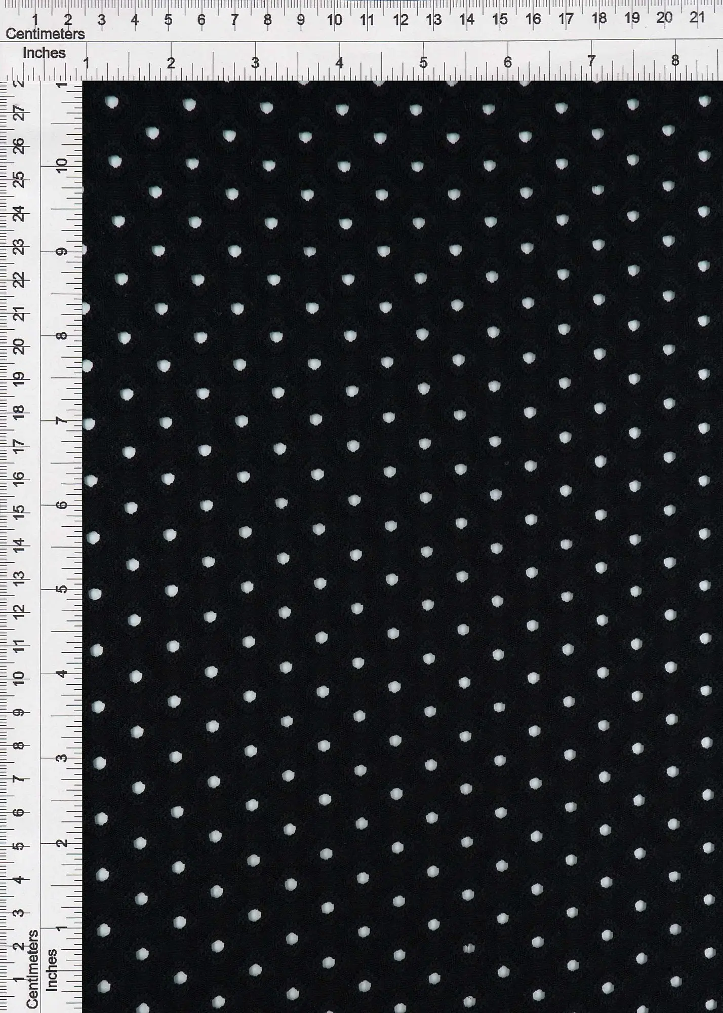 Jacquard Knit Eyelet Stretch Fabric - KNT4448 - Image 7