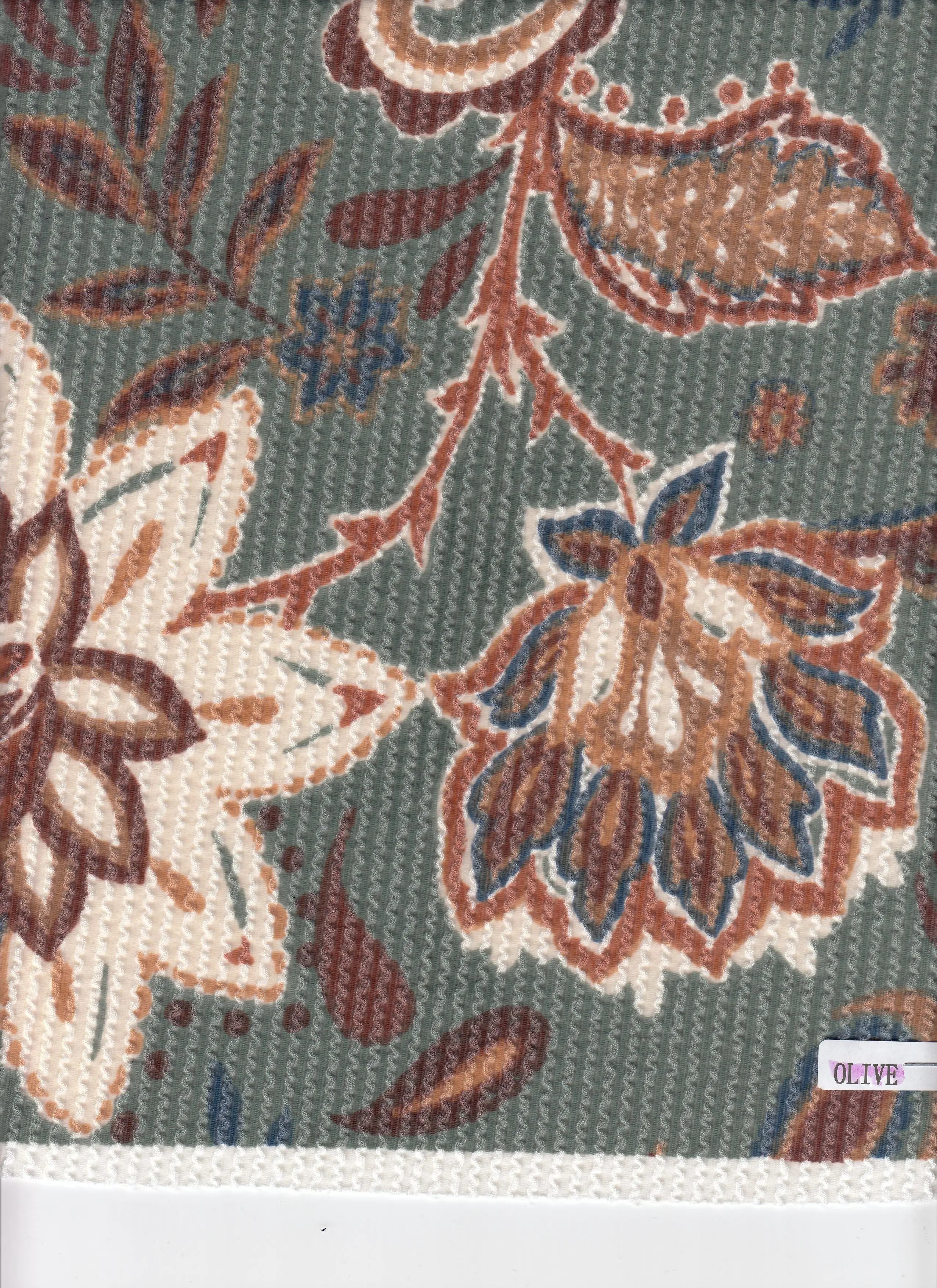 Boho Floral Double Knit Fabric KNT4463-MS11145 - Image 6
