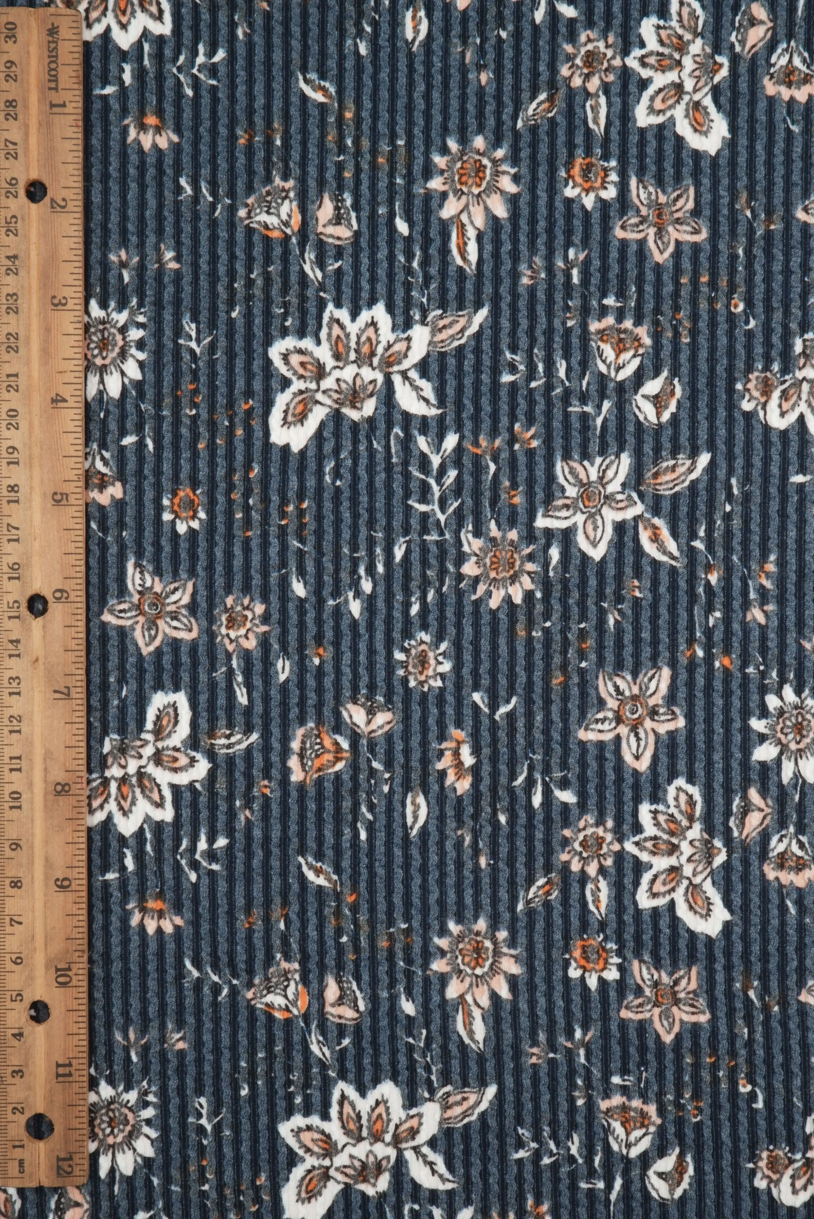 Boho Floral Double Knit Fabric KNT4463-MS11155 - Image 11