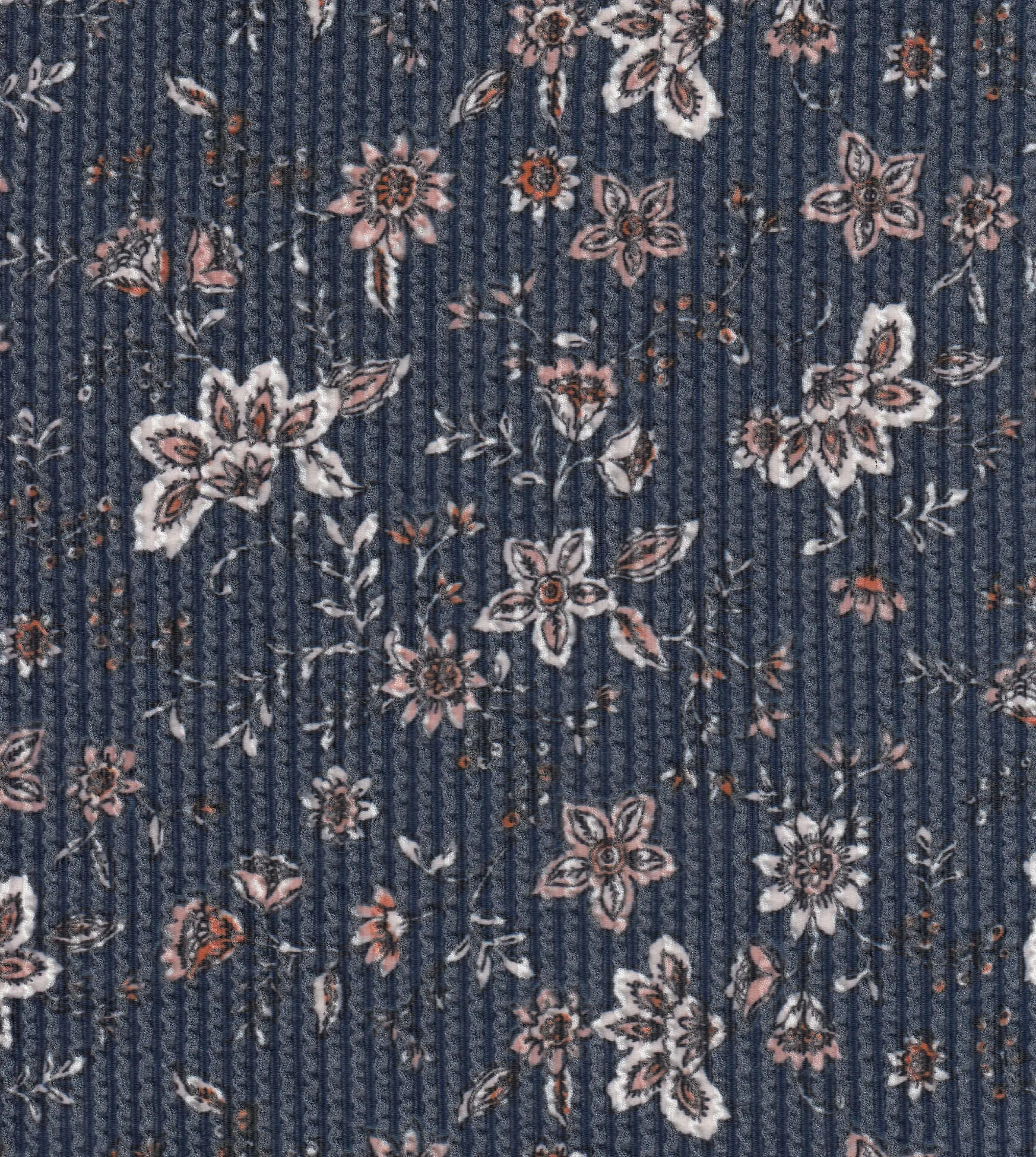 Boho Floral Double Knit Fabric KNT4463-MS11155 - Image 12