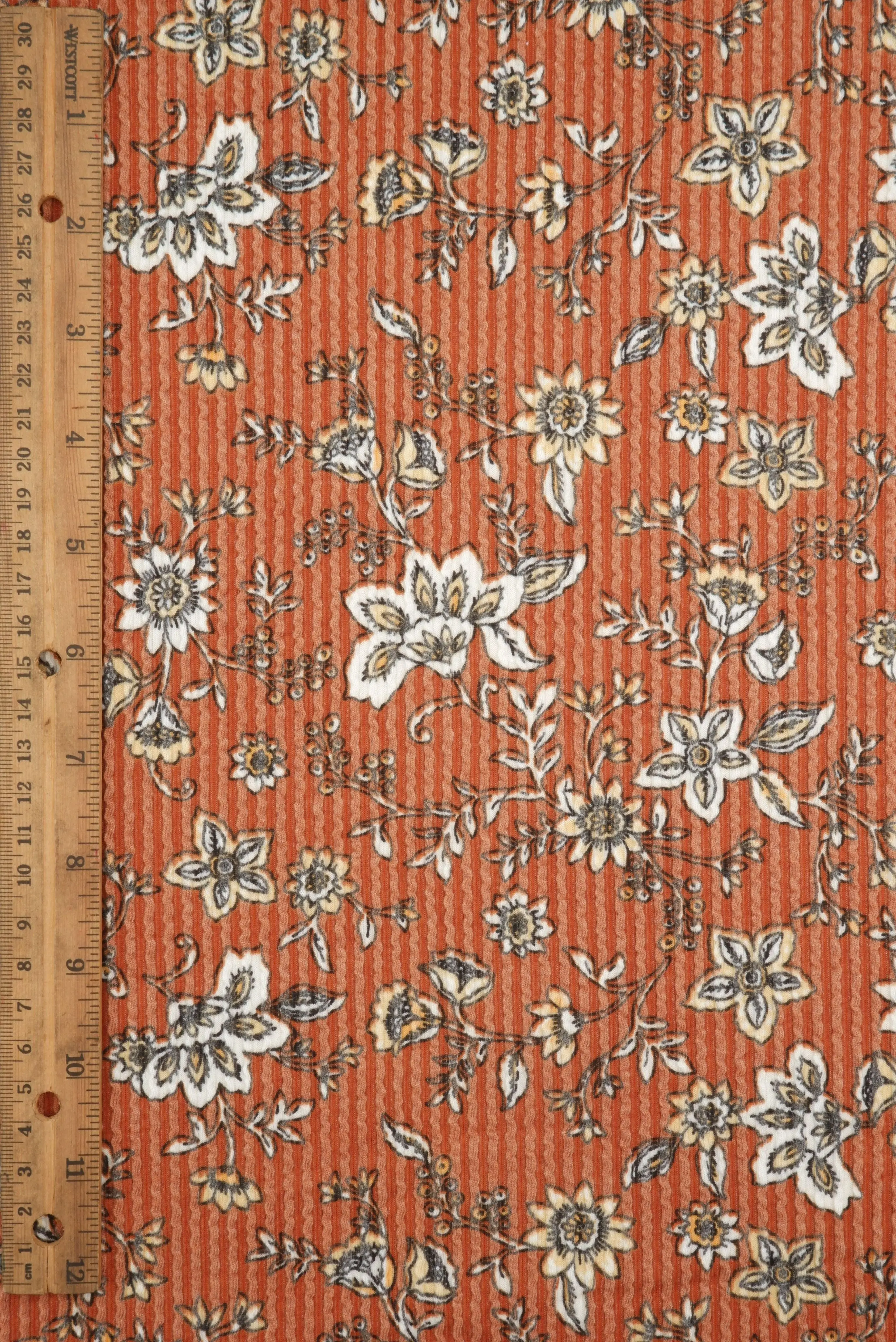 Boho Floral Double Knit Fabric KNT4463-MS11155 - Image 8