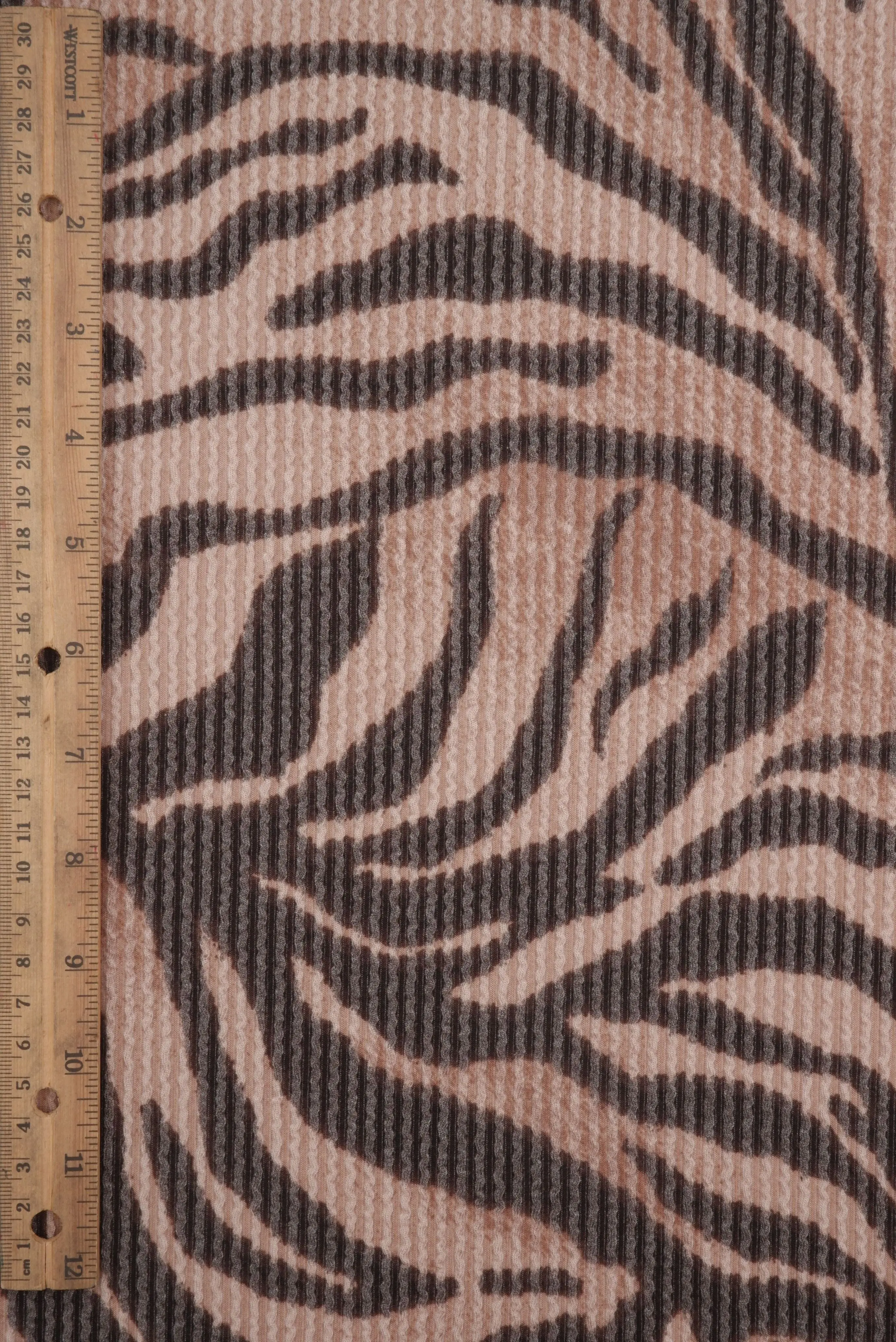 Double Knit Zebra Print Fabric KNT4463-MS11564 - Image 7