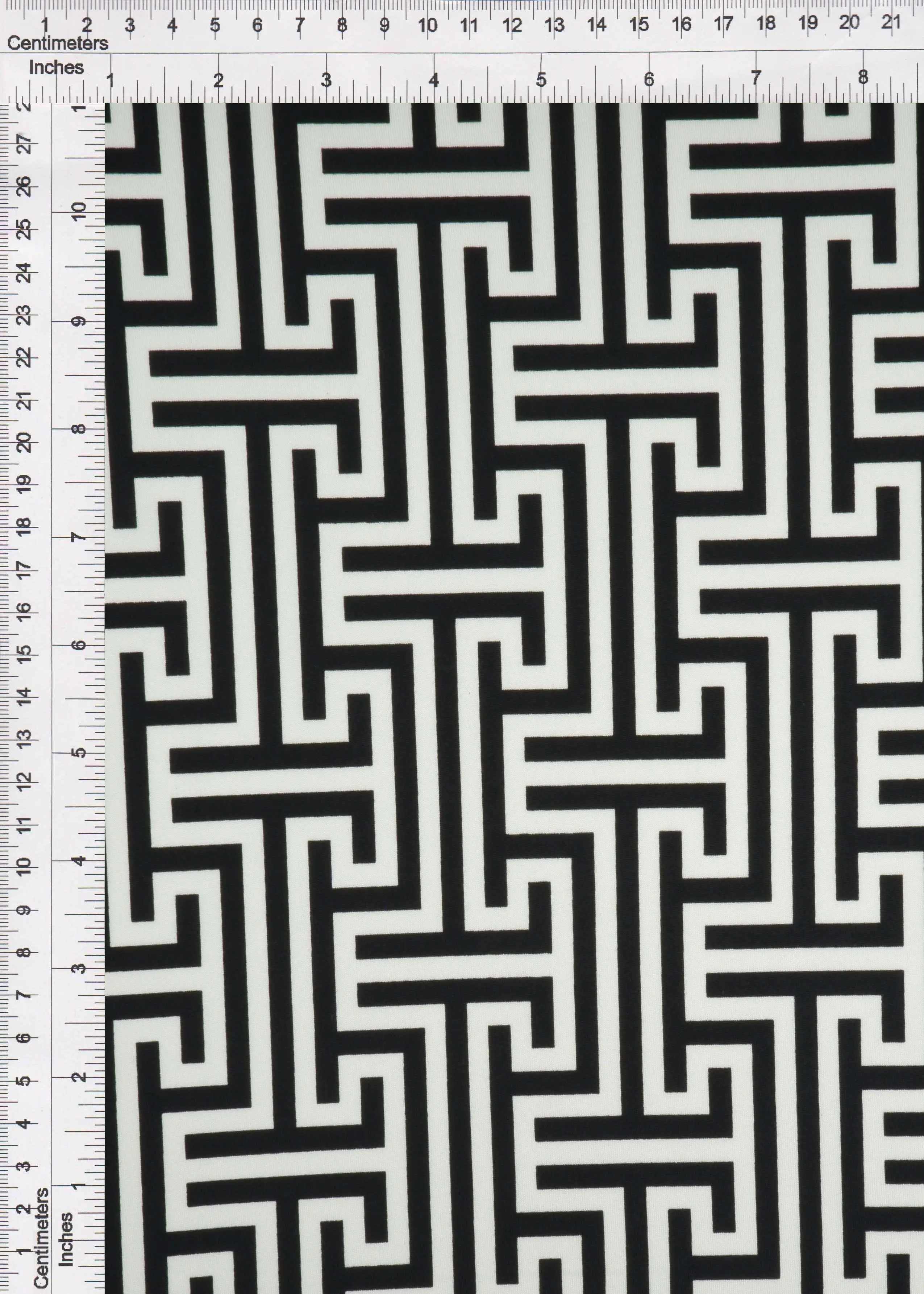 Geometric DTY Stretch Knit Fabric - KNT4498-Q10703 - Image 3