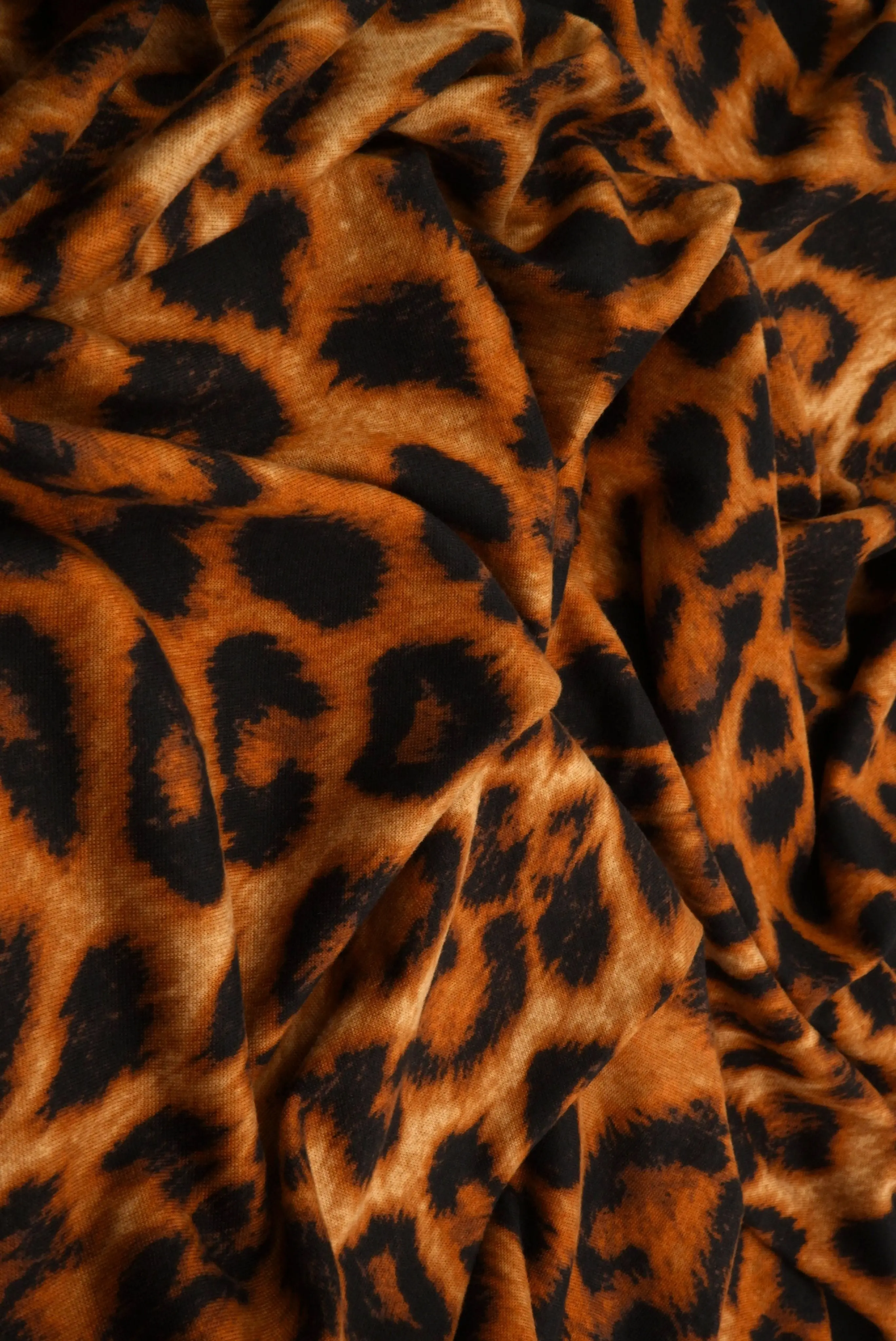 Brushed Animal Print DTY Knit Fabric - KNT4520-DU613 - Image 5
