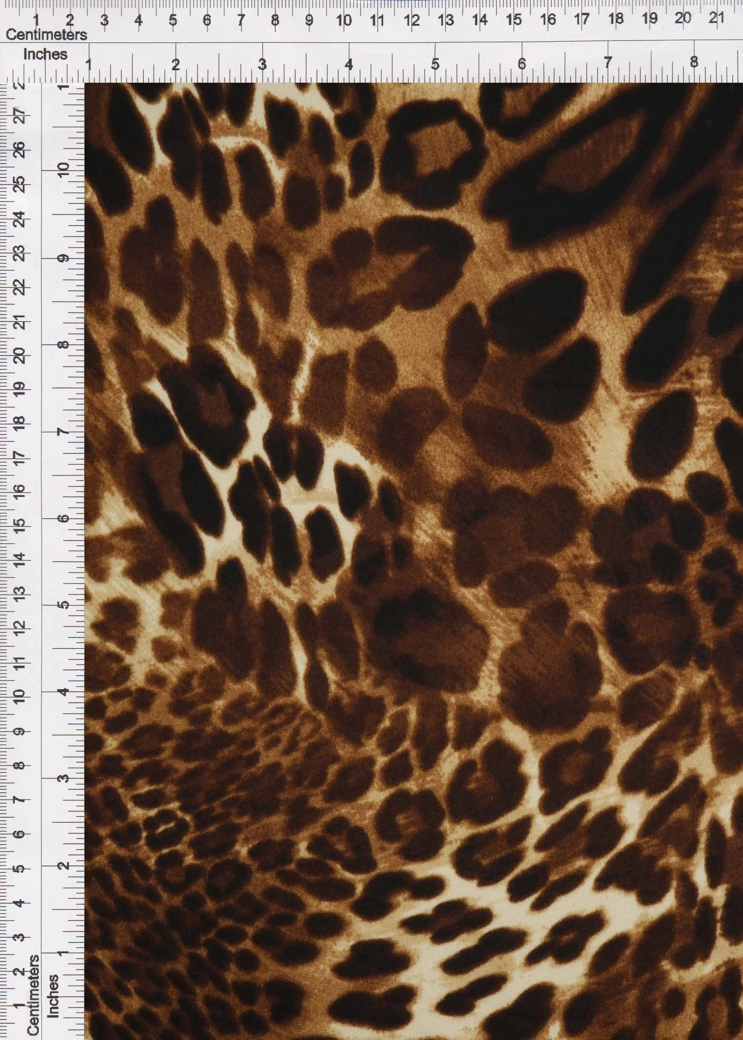 DTY Brushed Animal Print Knit Fabric   KNT4520-SE20135 - Image 3