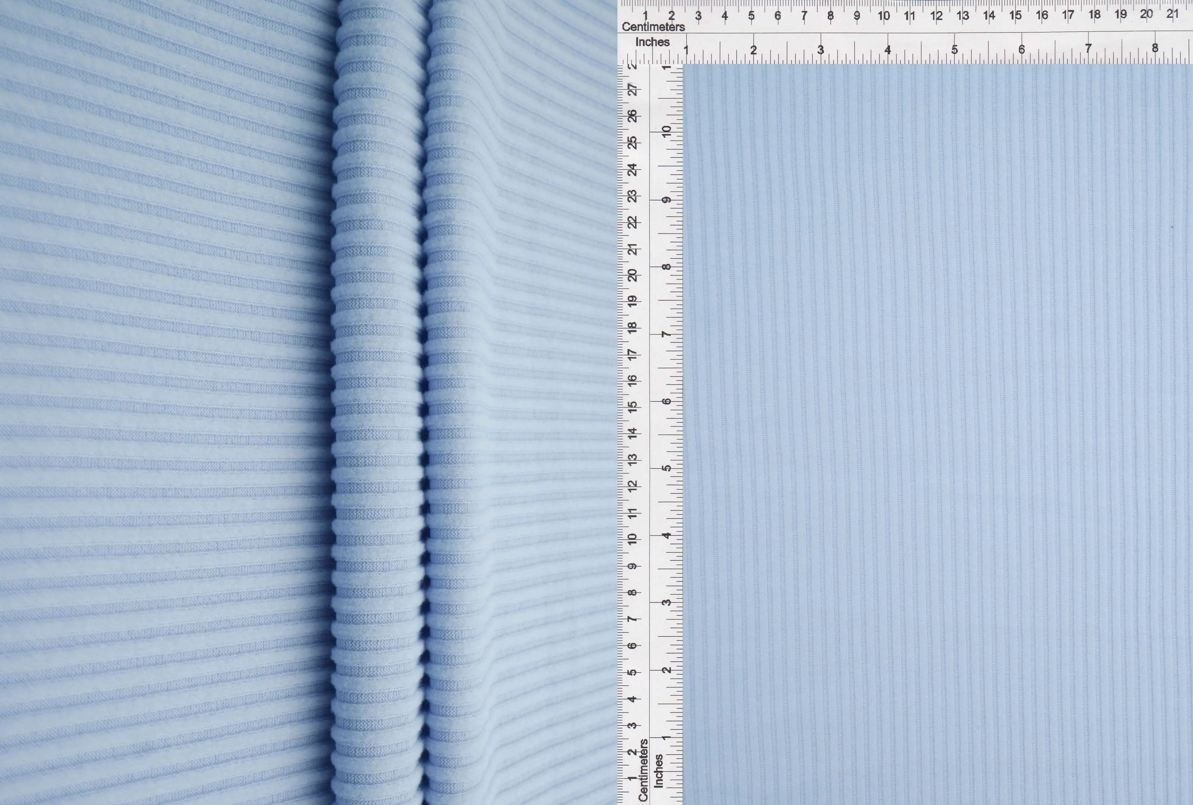Ribbed Interlock Fleece Knit Fabric - KNT4539 - Image 10
