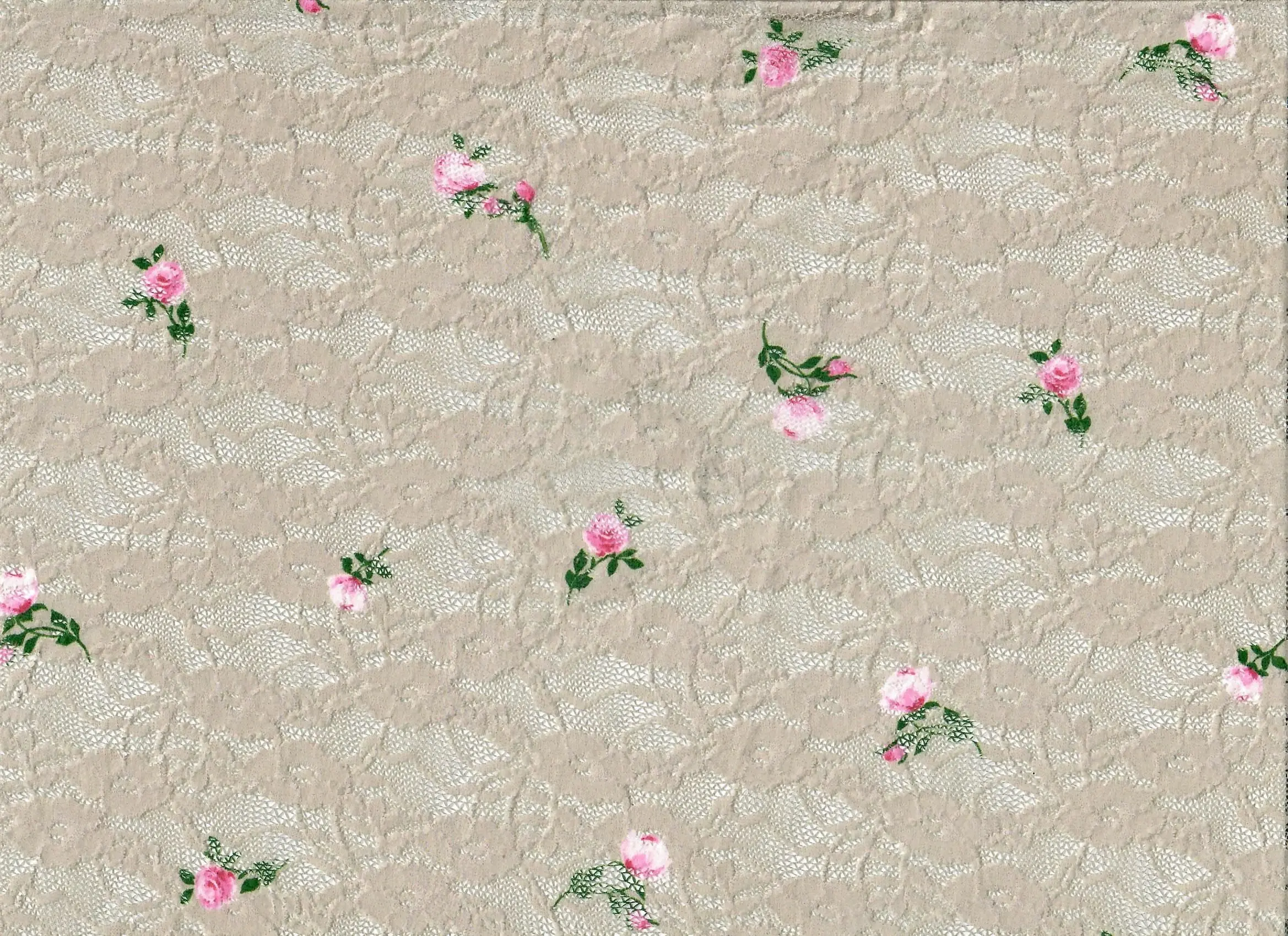 Ditsy Floral Print Lace Fabric - LACE4481-M11372 - Image 2
