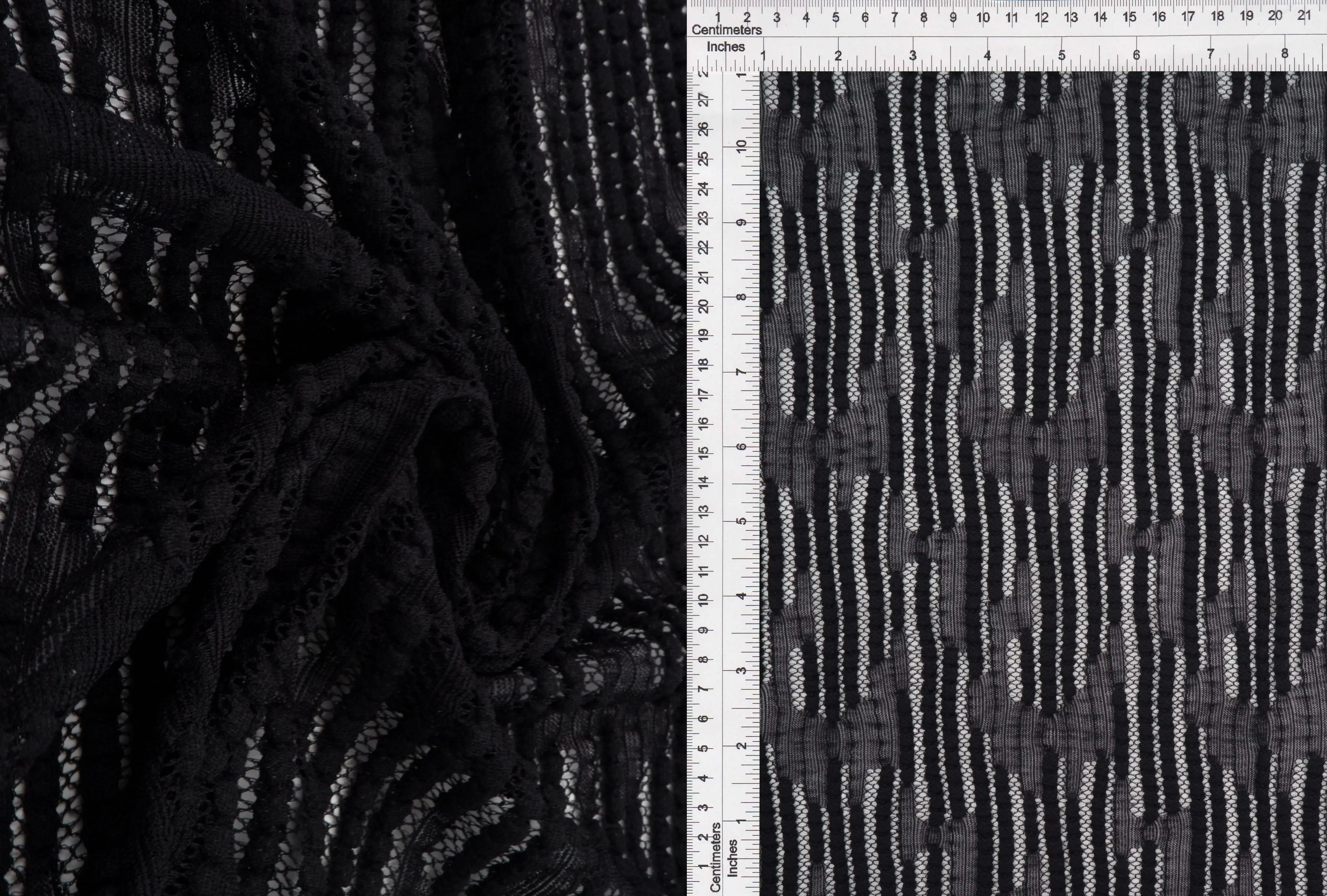 Solid Bubble Lace Fabric - LACE4608 - Image 2