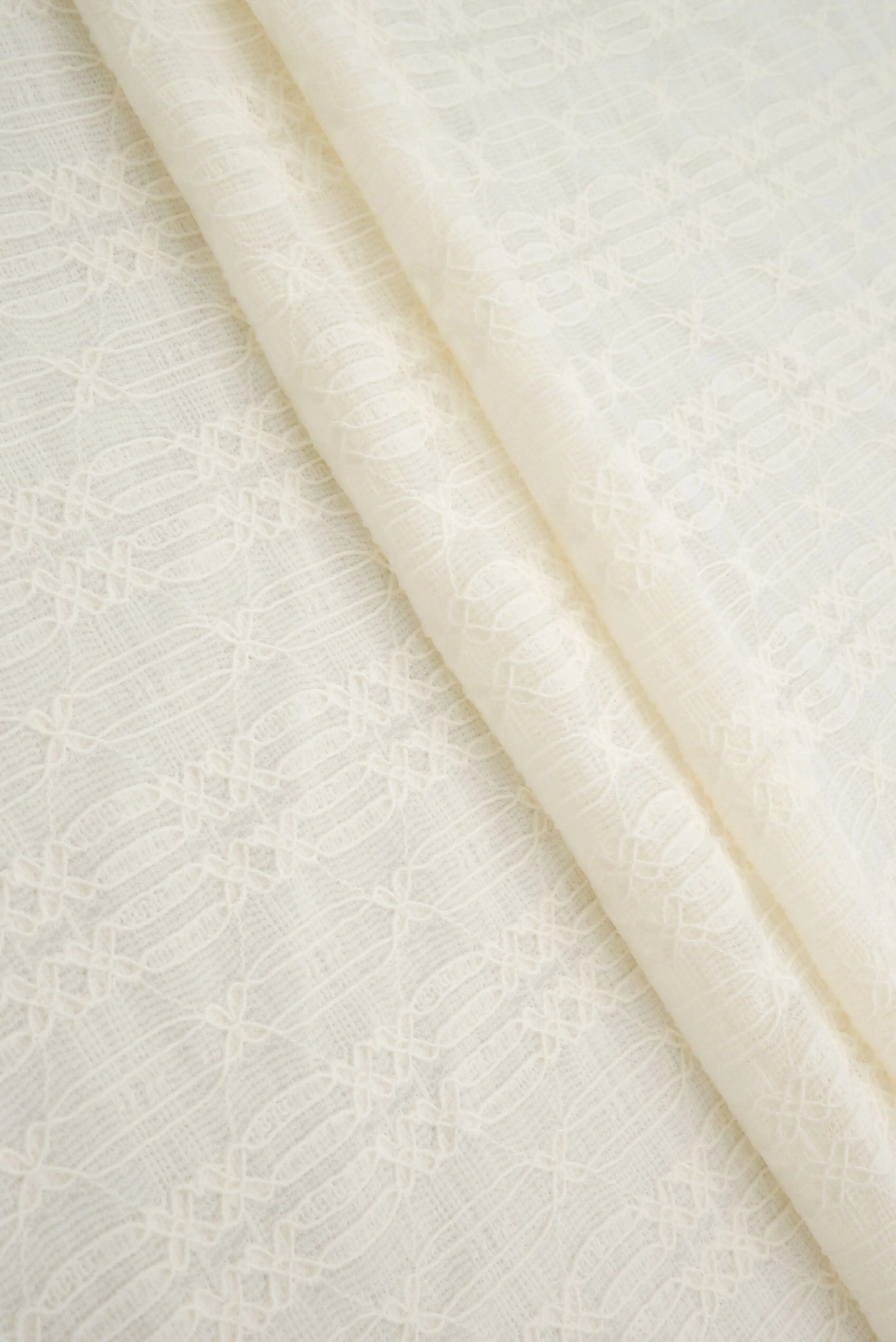 Geometric Stripe Lace Fabric - LACE4631 - Image 5