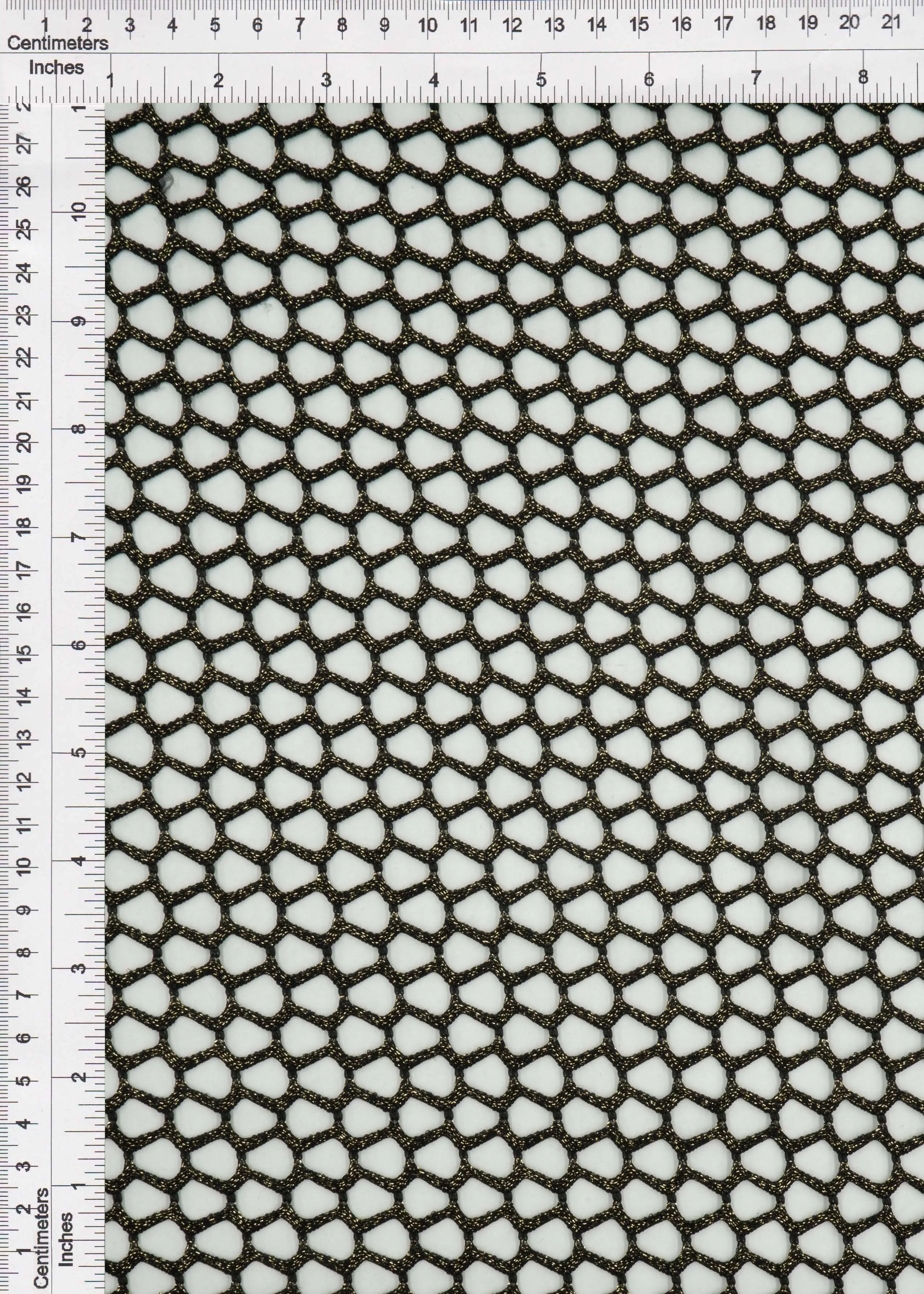 Lurex Fishnet Mesh Stretch Fabric - MESH-4467 - Image 8
