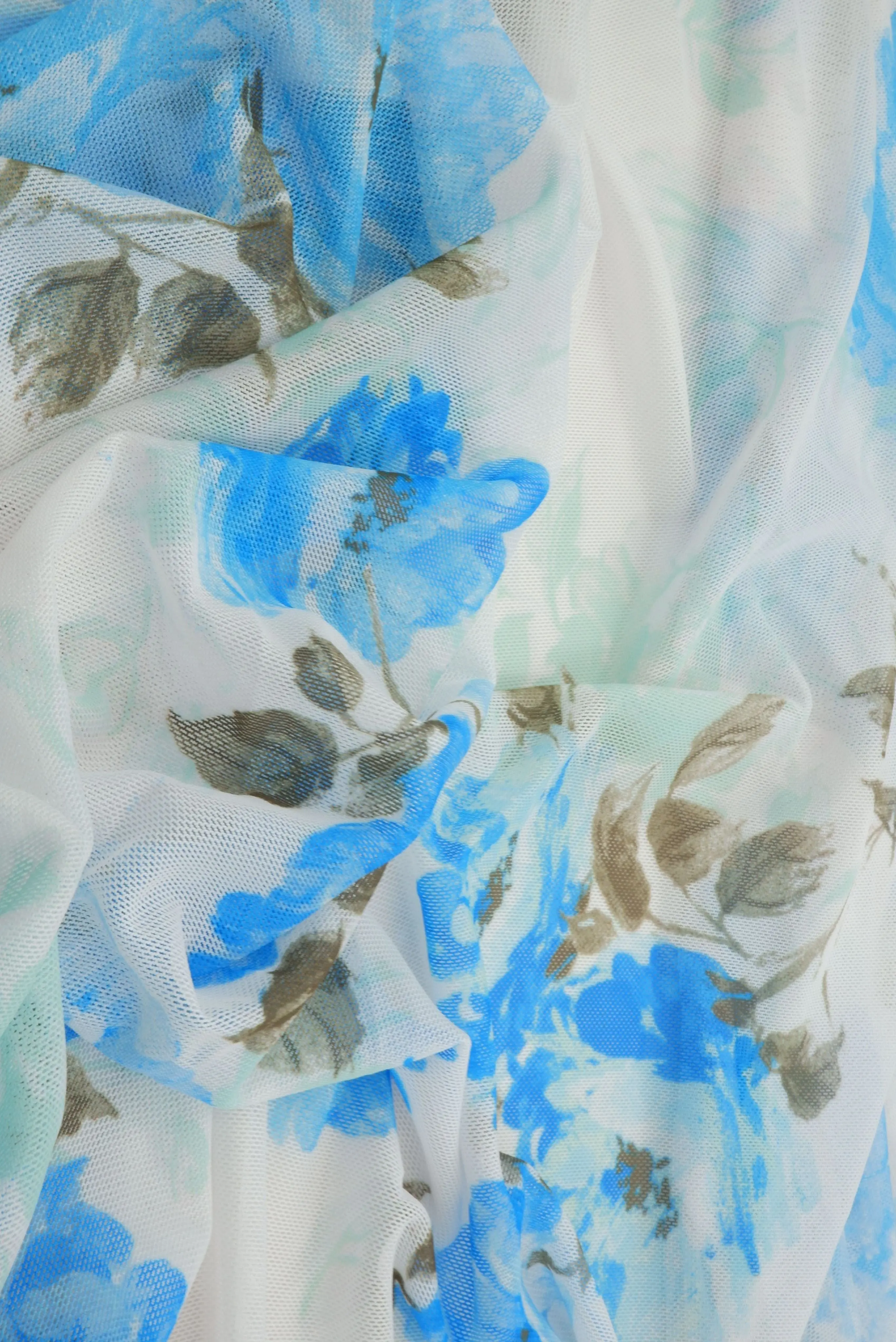 Digital Floral Mesh Fabric MESH-MS11423 - Image 4